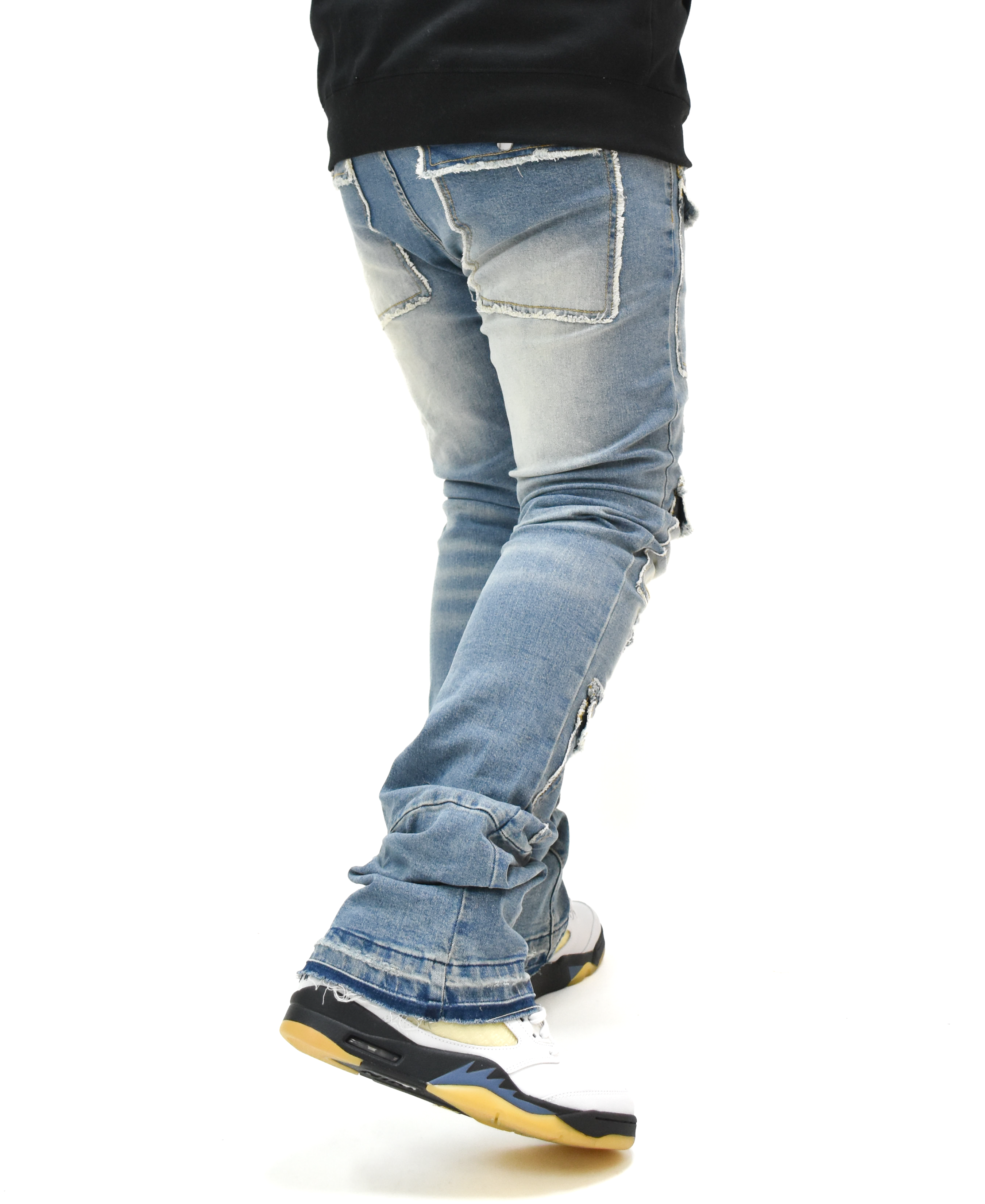 S3691 Washed Stacked Denim