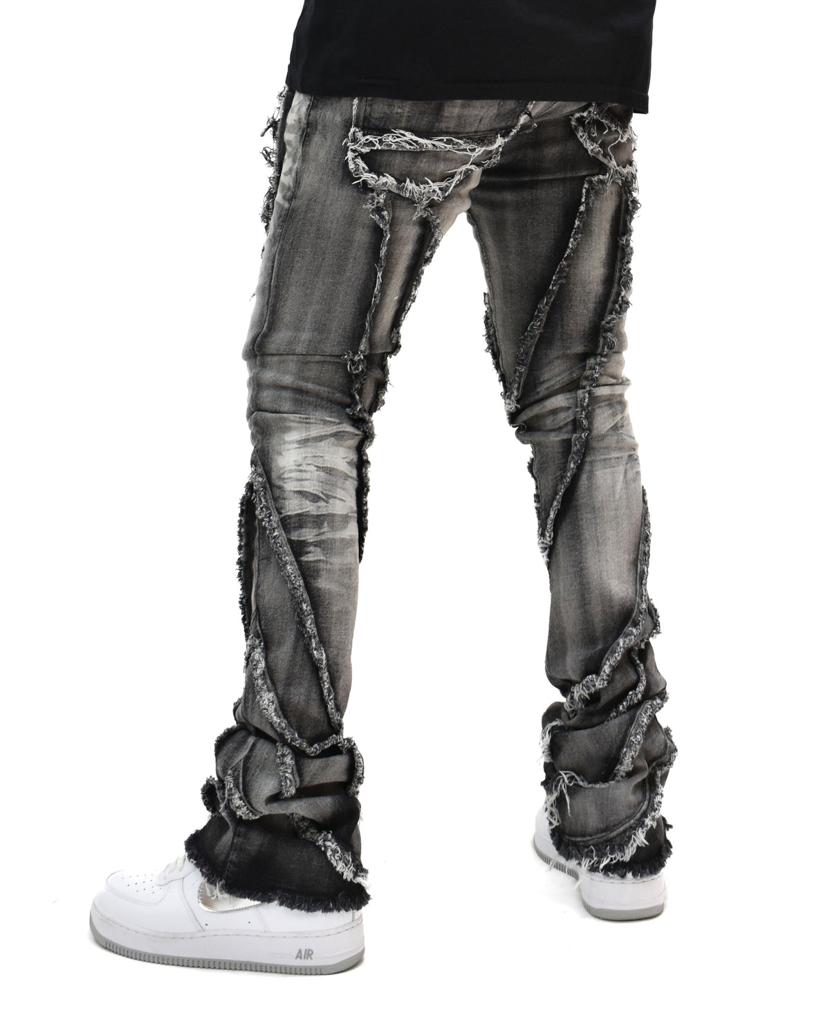 FW33090 Wavy Stacked Denim