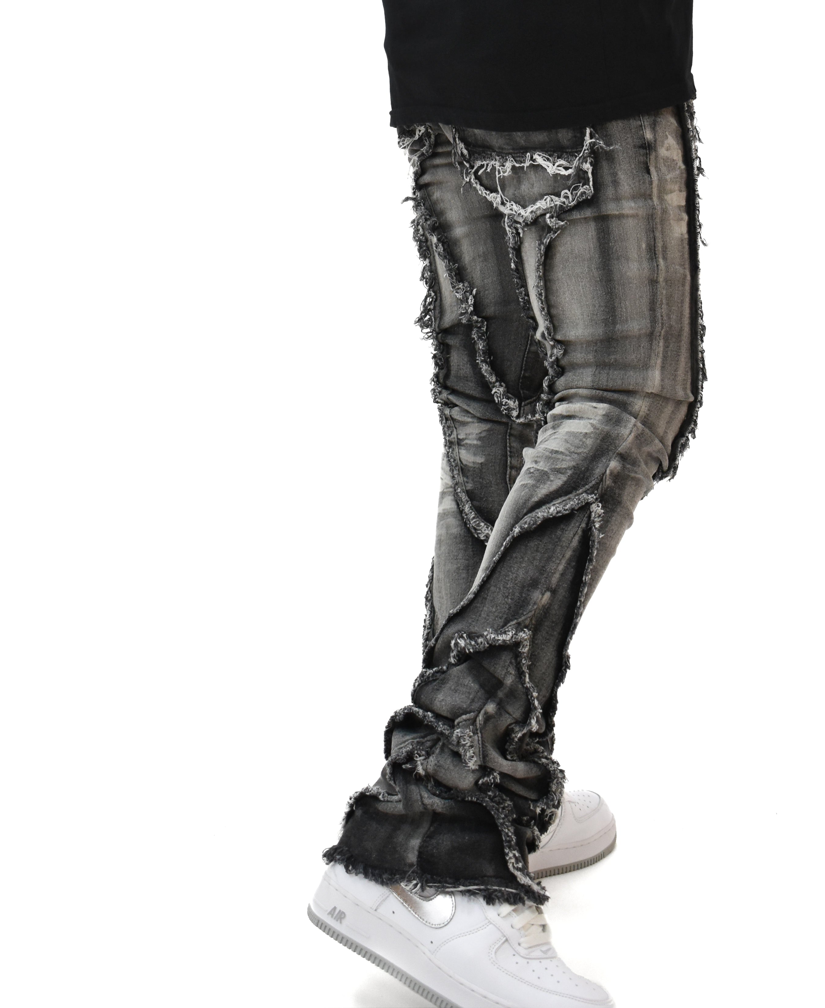 FW33090 Wavy Stacked Denim