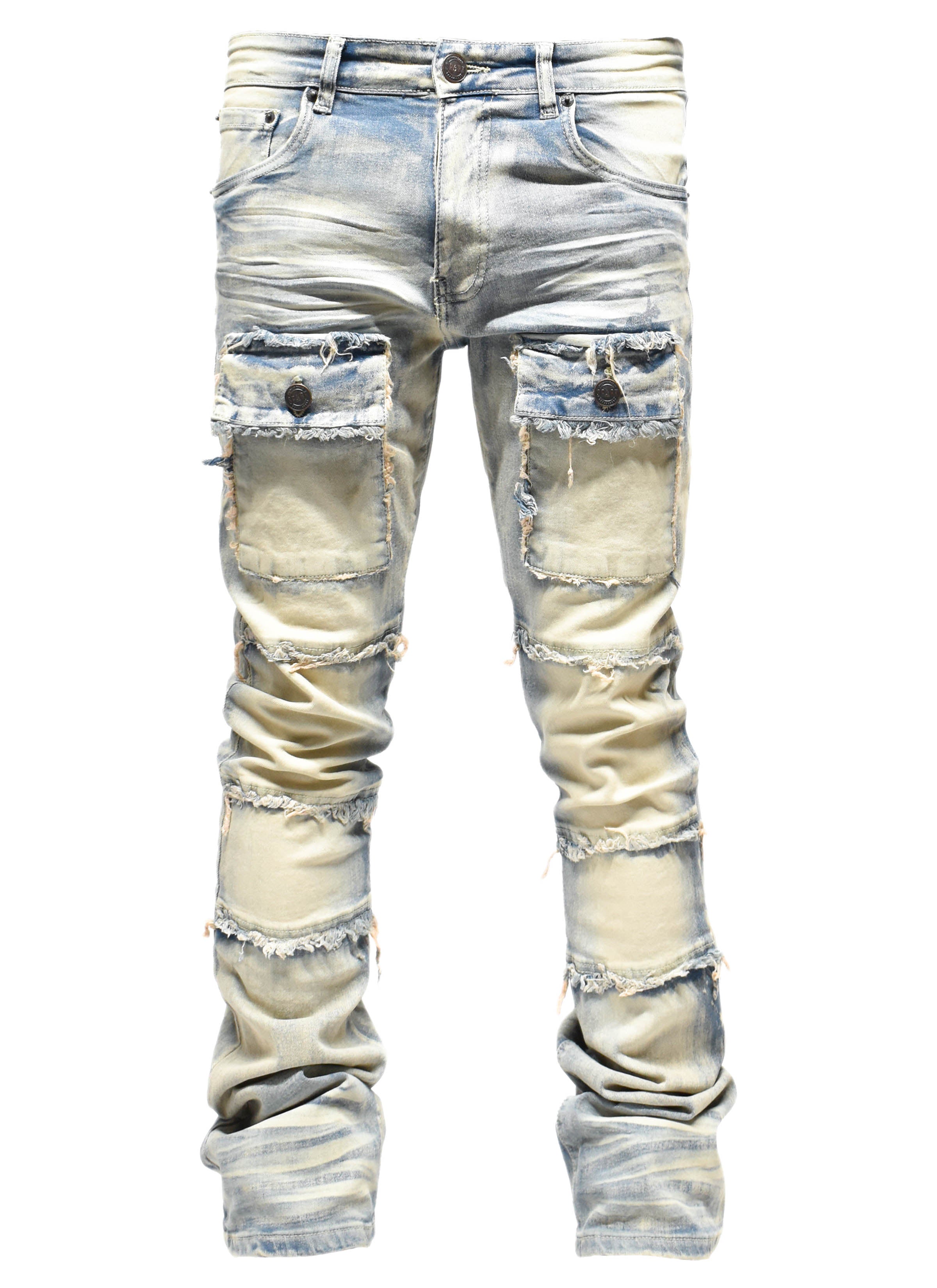 S3020 Frayed Pocket Denim