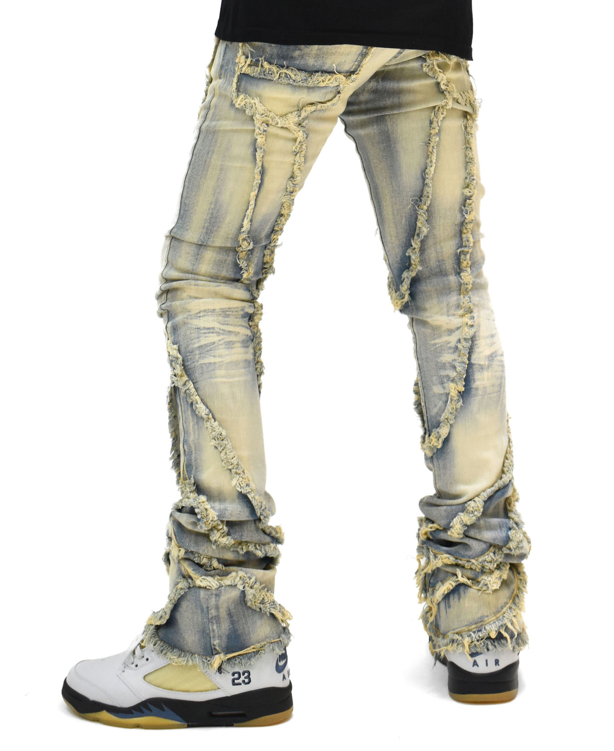 FW33090 Wavy Stacked Denim