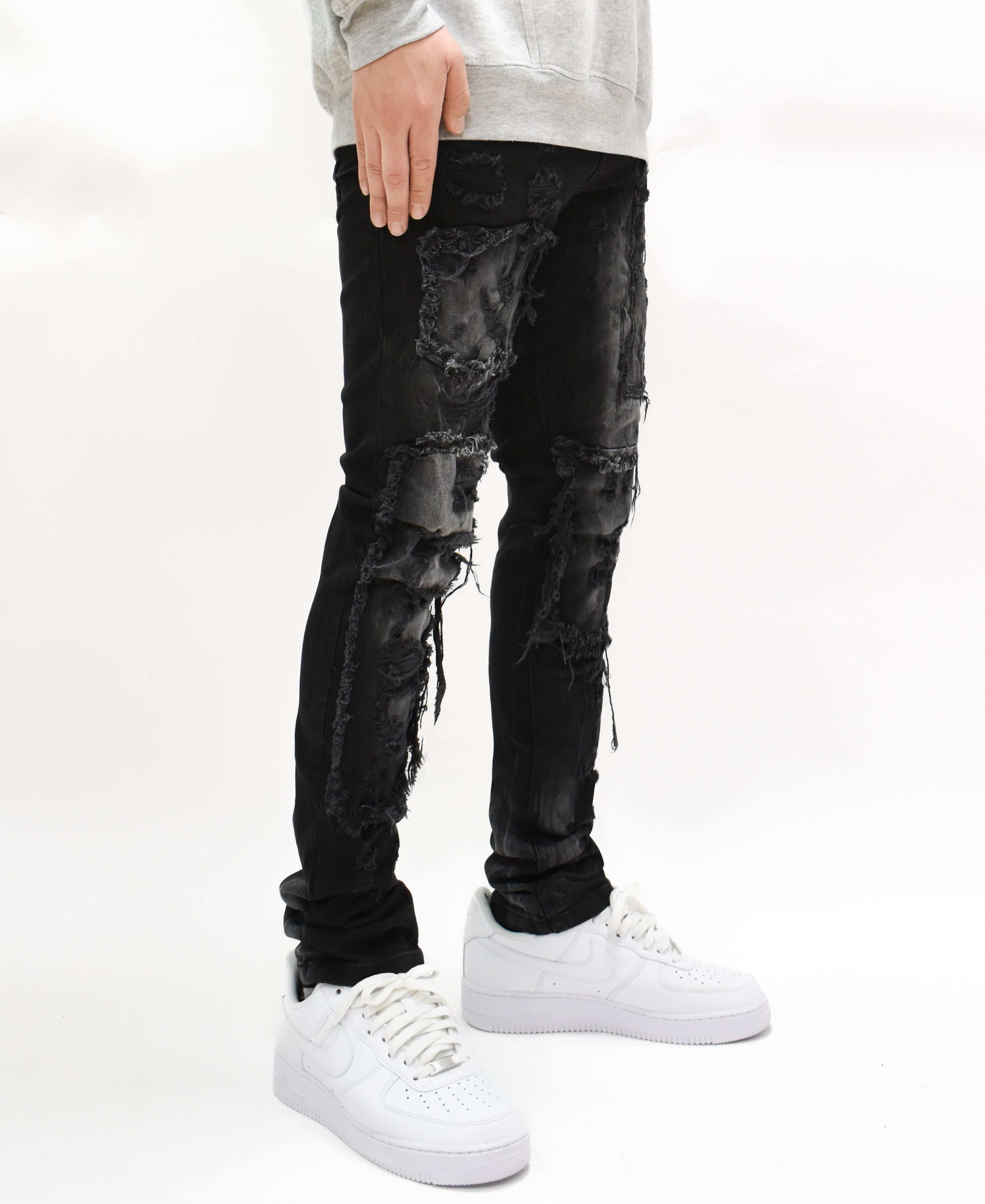 T4057 Rip & Repair Denim