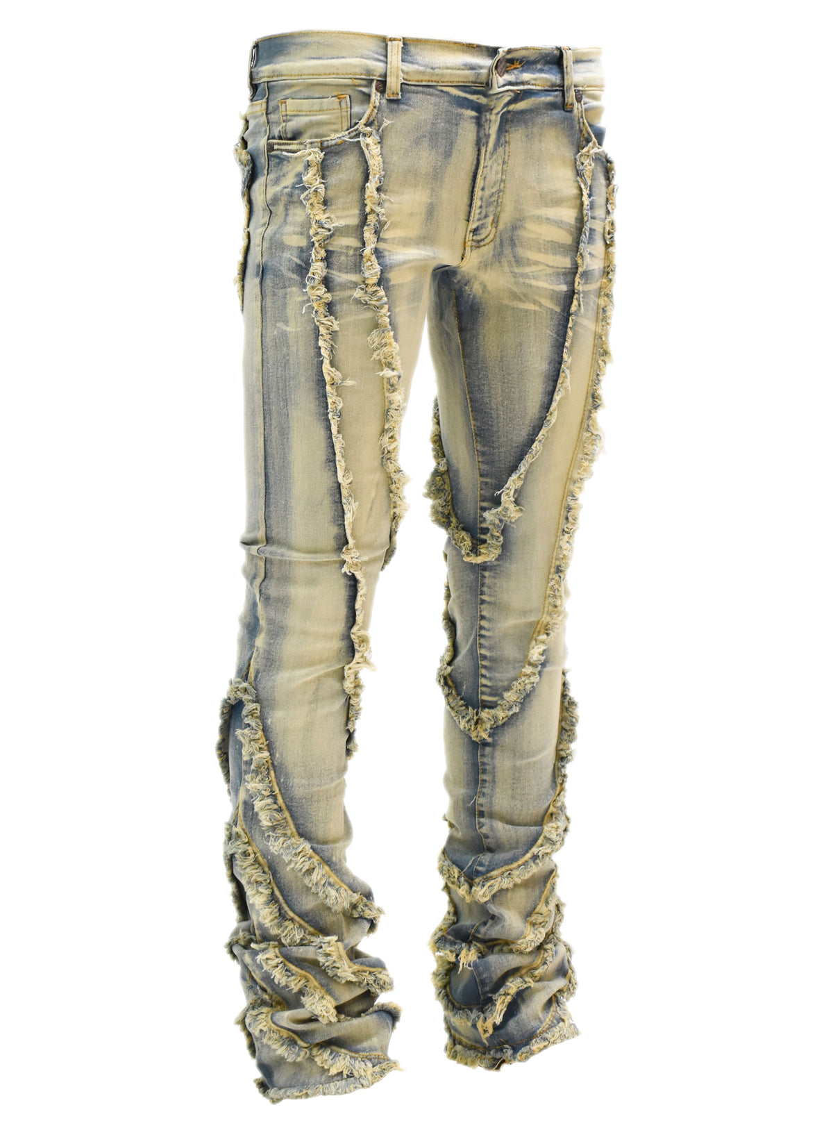FW33090 Wavy Stacked Denim