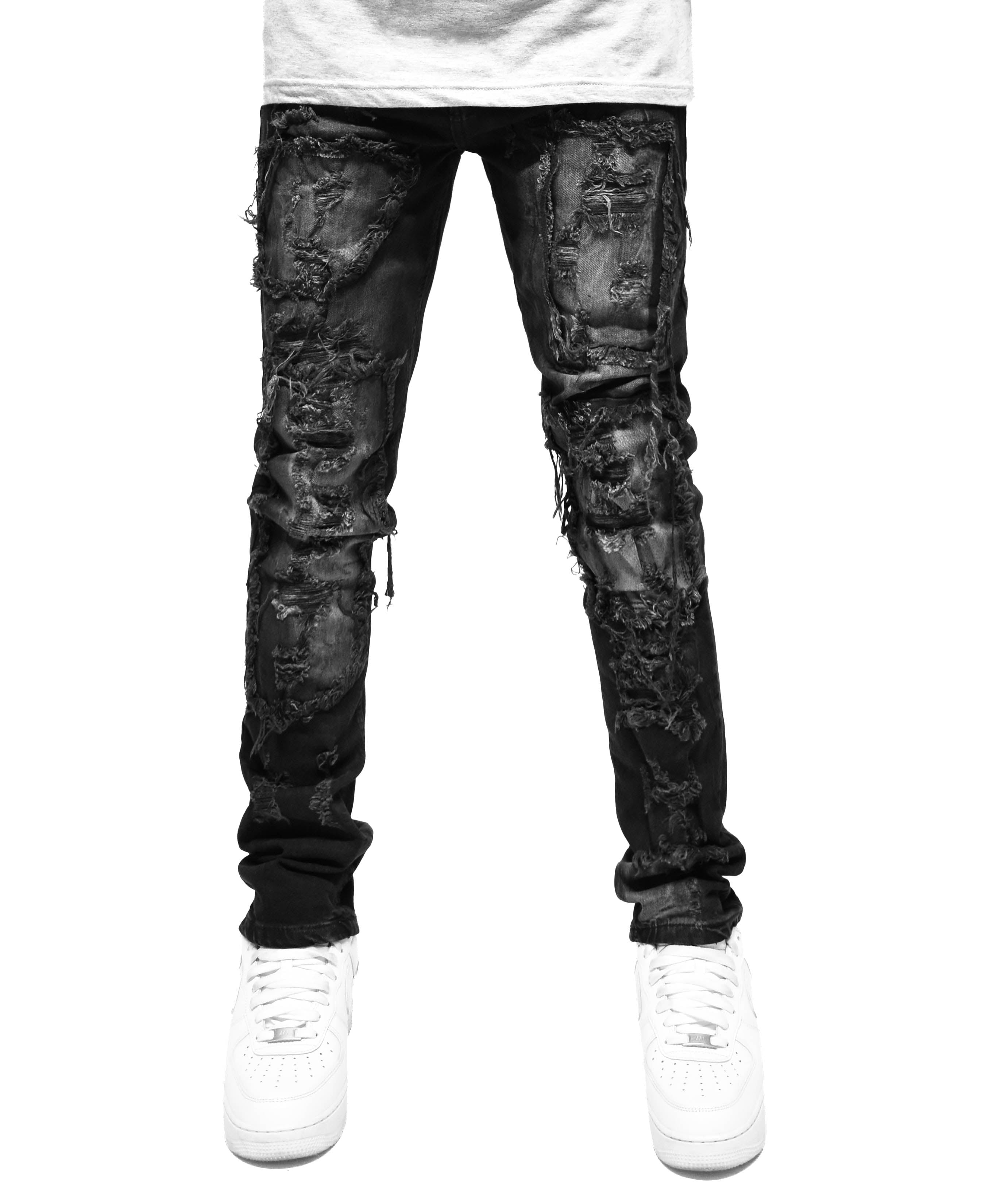 T4057 Ripped Denim