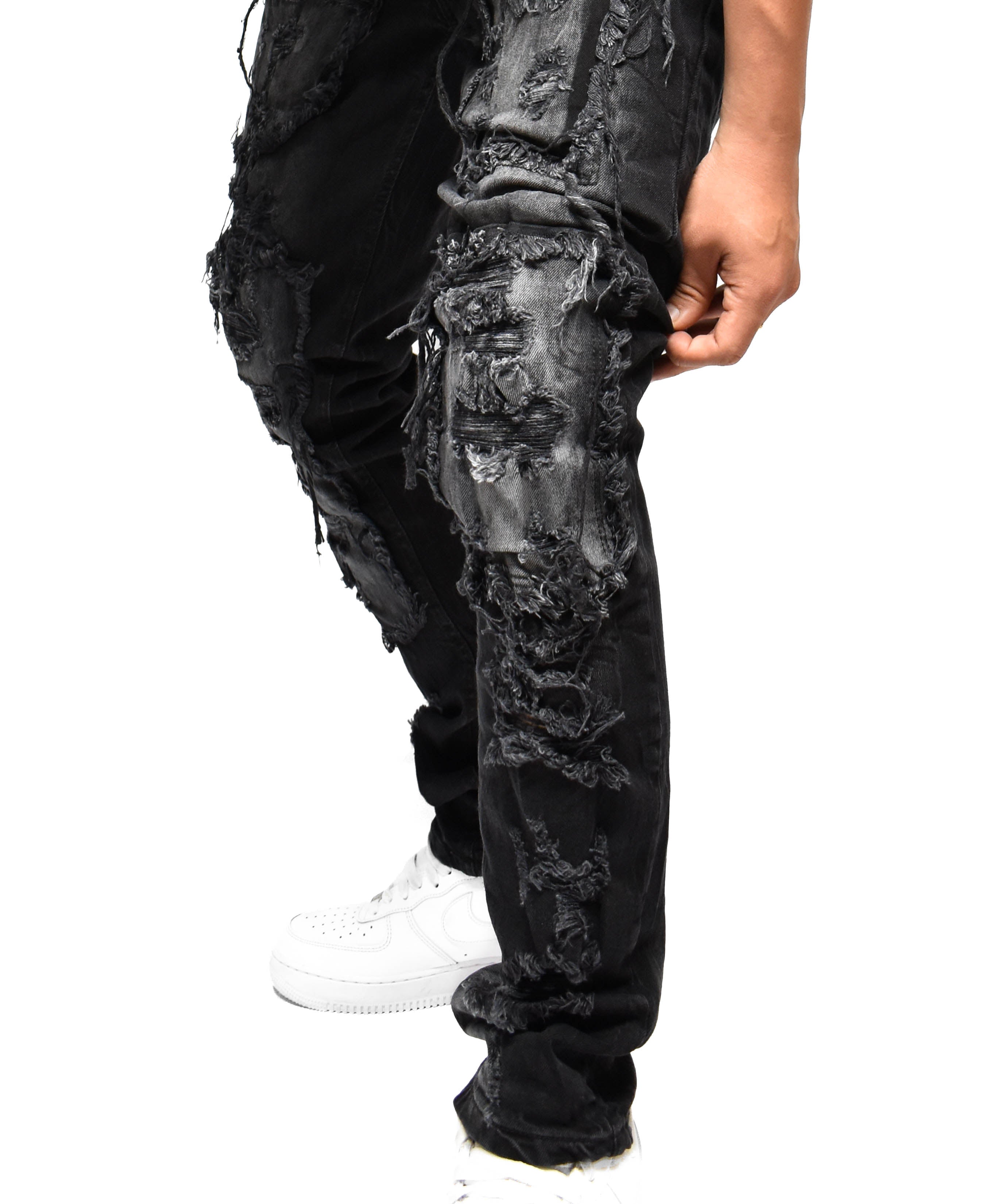 T4057 Ripped Denim