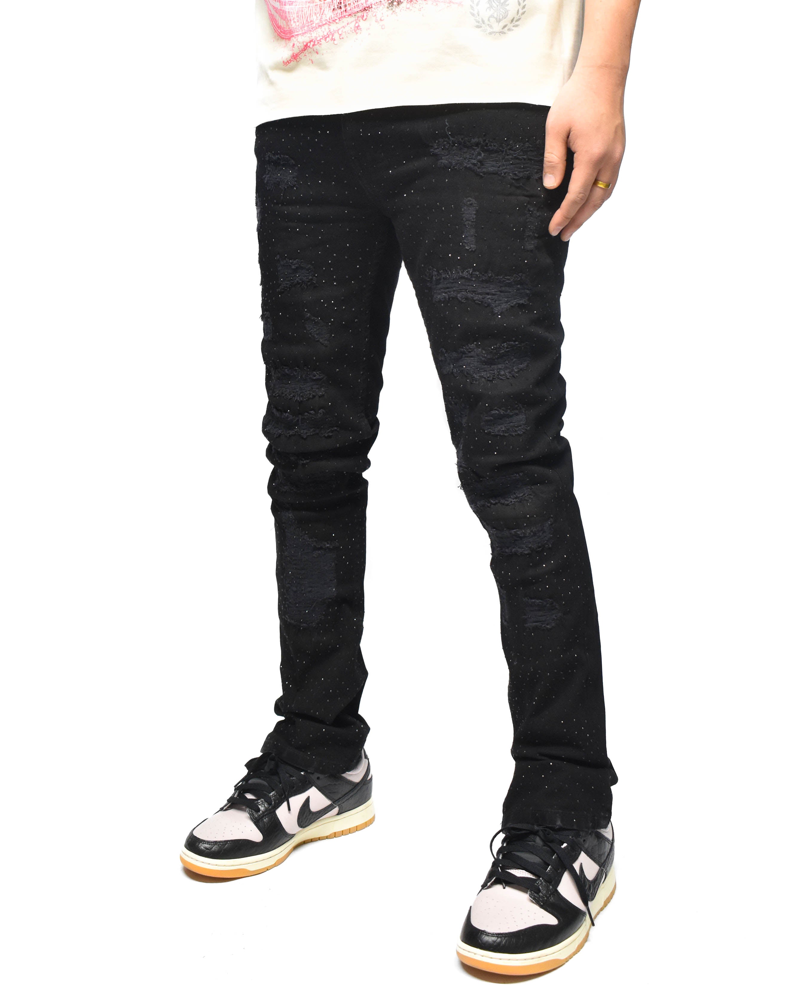 FW33293 Ripped Stone Denim
