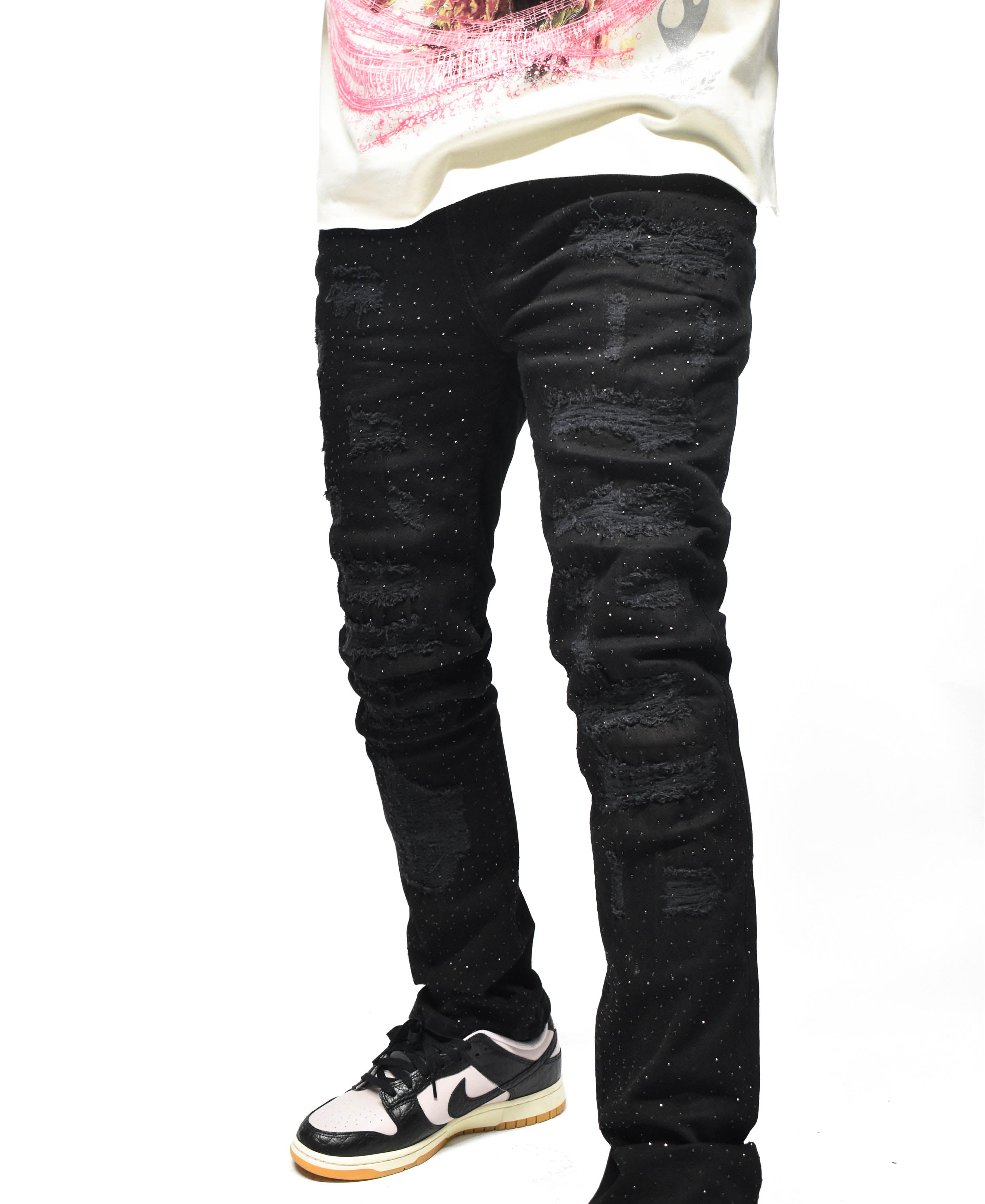 FW33293 Ripped Stone Denim