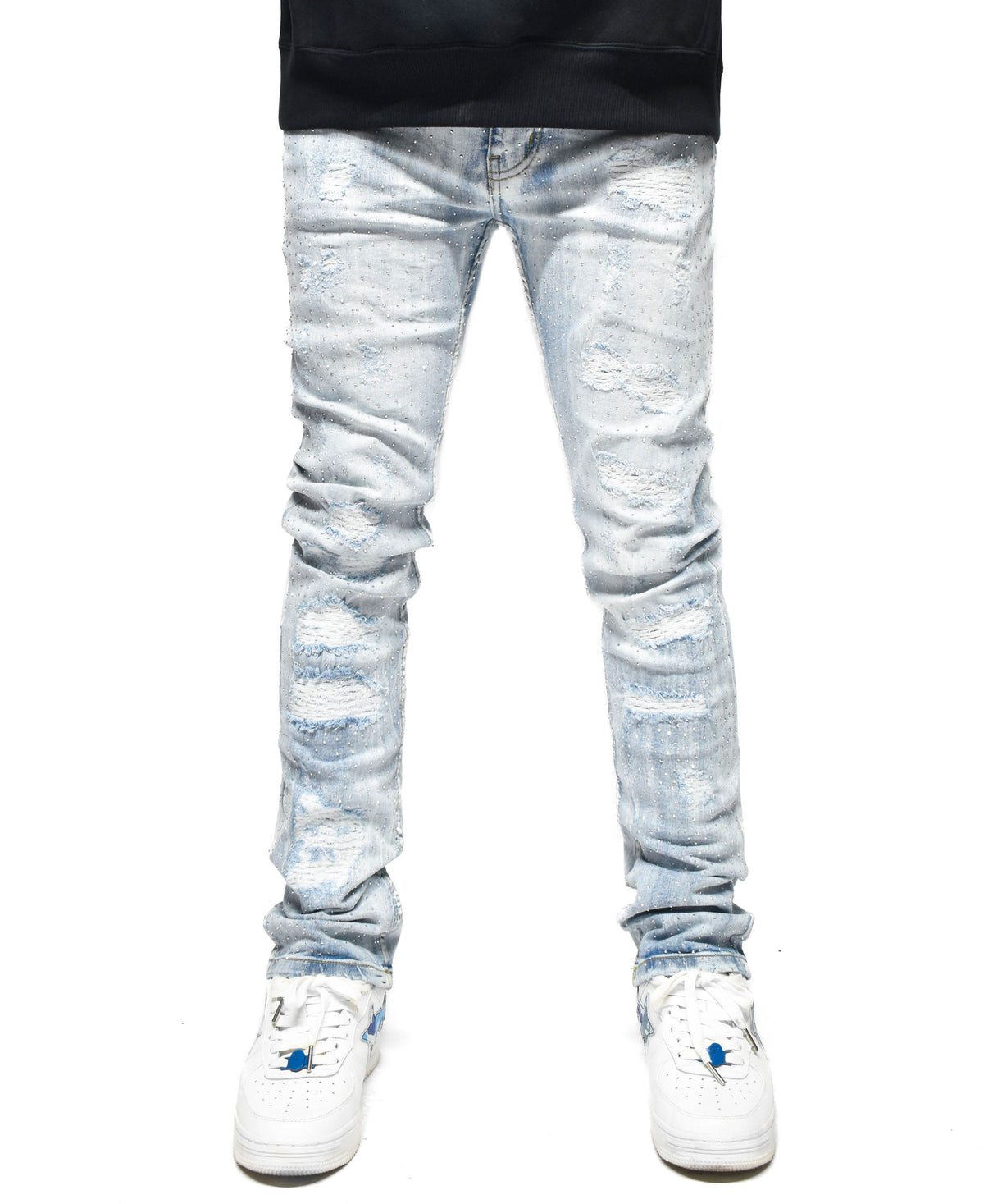 FW33293 Ripped Stone Denim