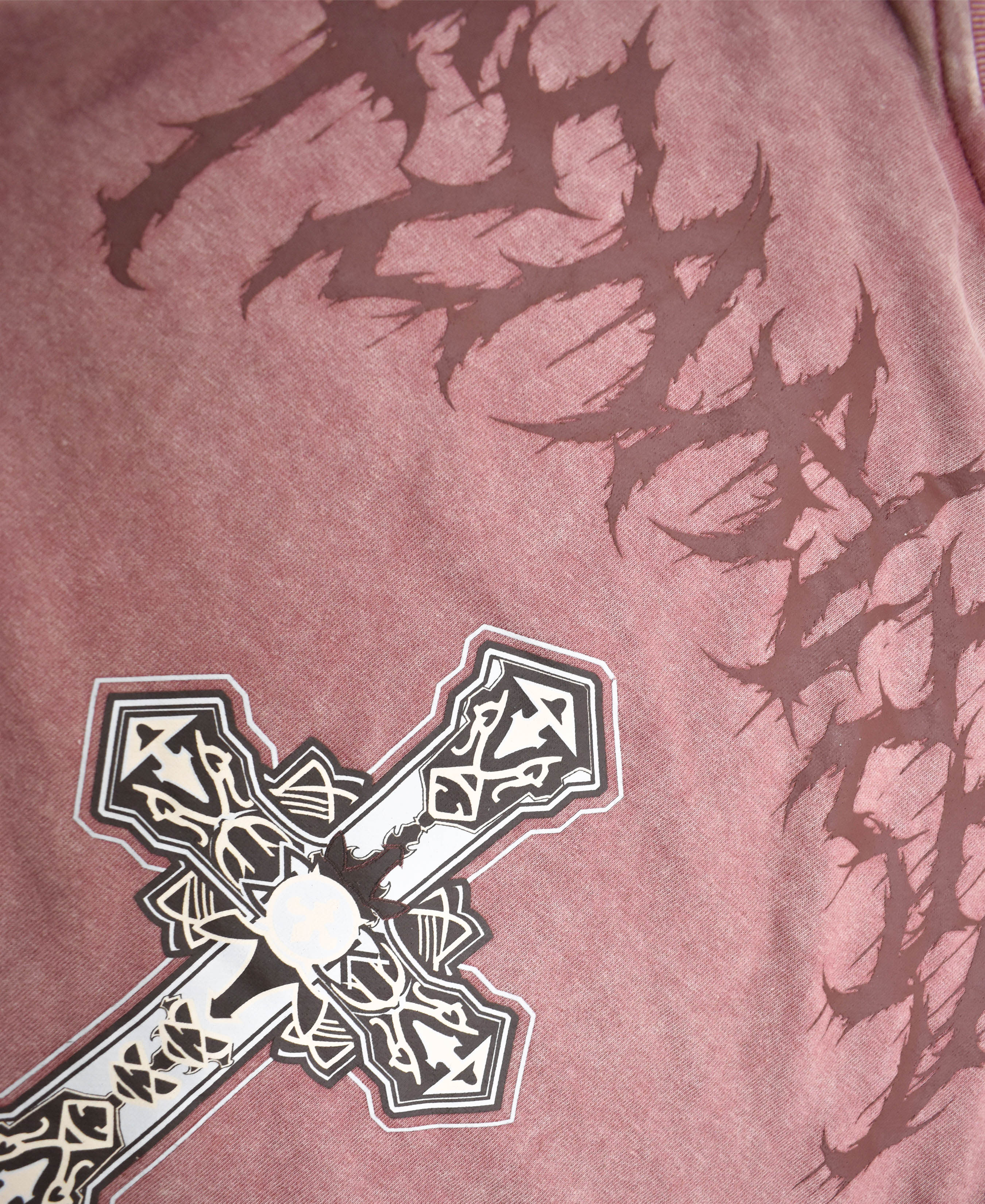 Fearless Rhinestone Crop Tee