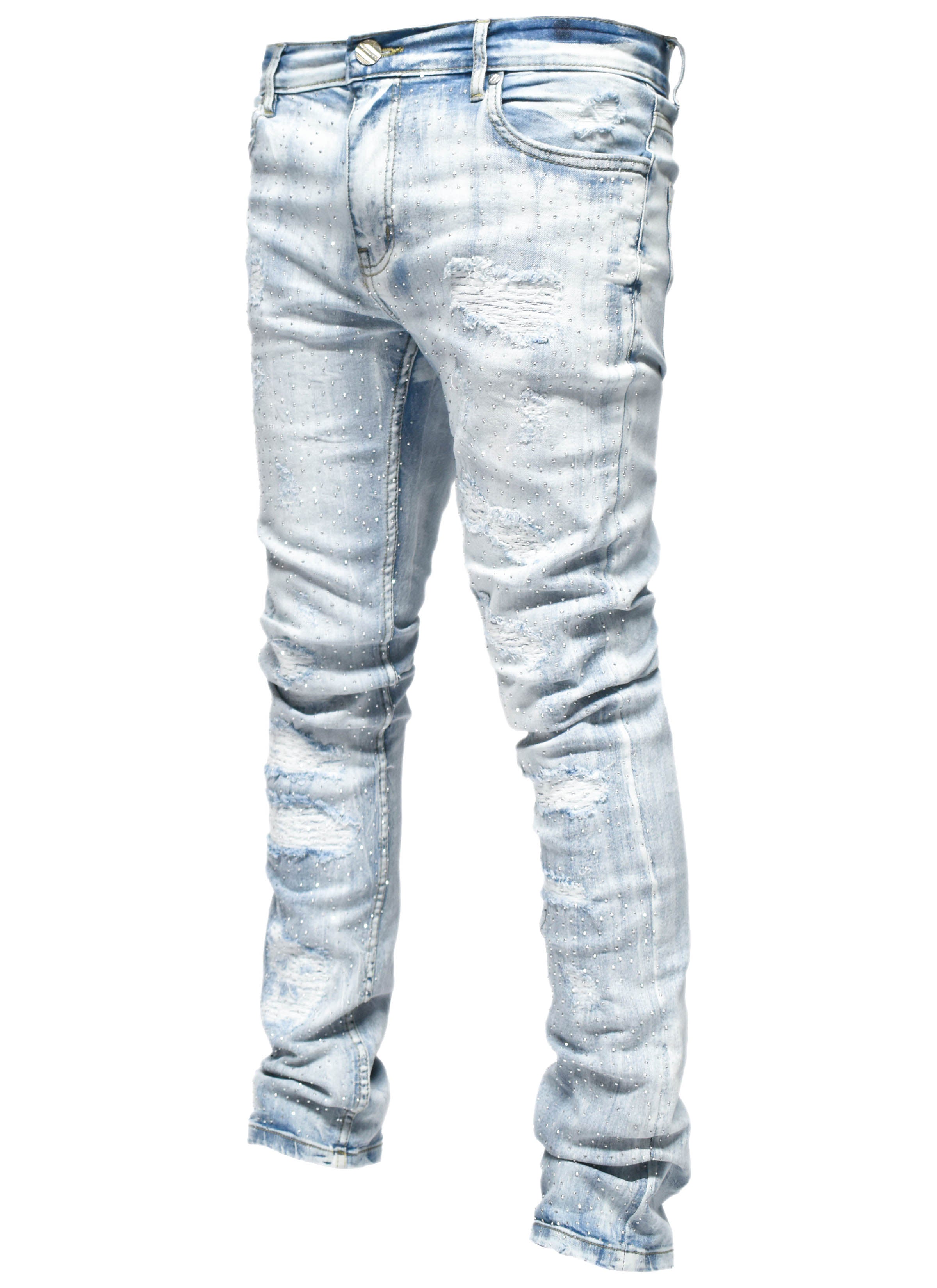 FW33293 Ripped Stone Denim