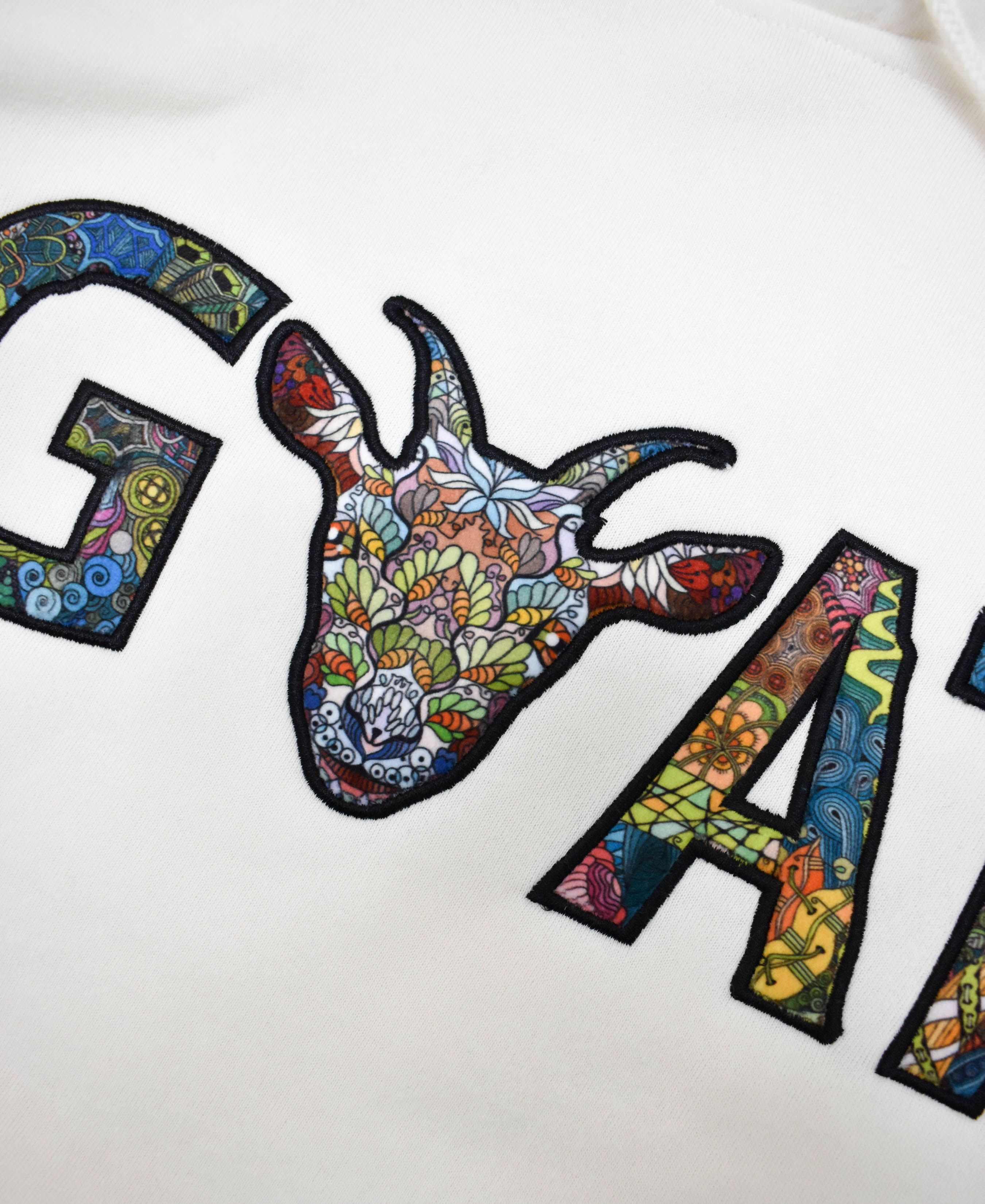 Goat Applique Hoodie