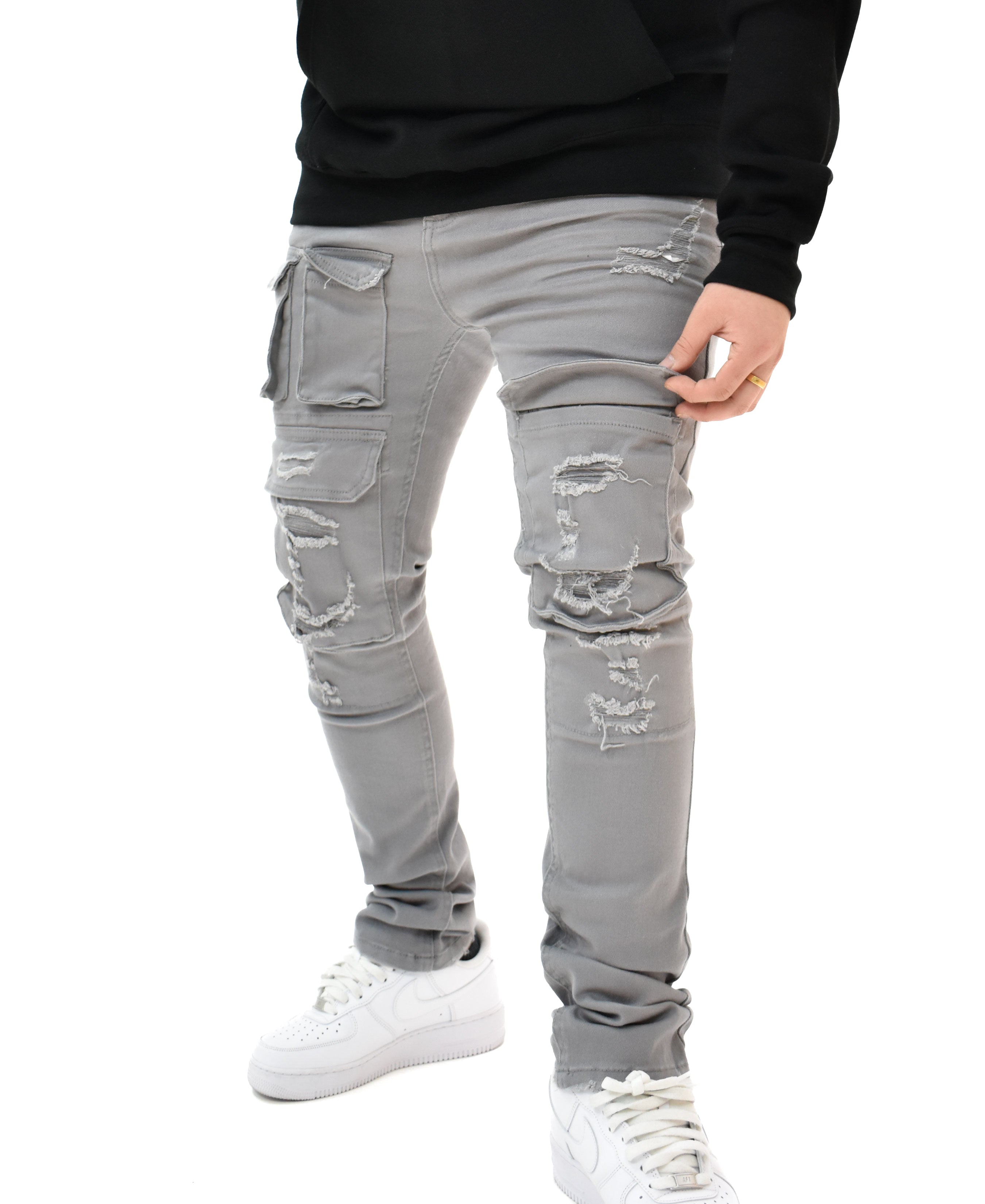 S3019 Twill Cargo Denim
