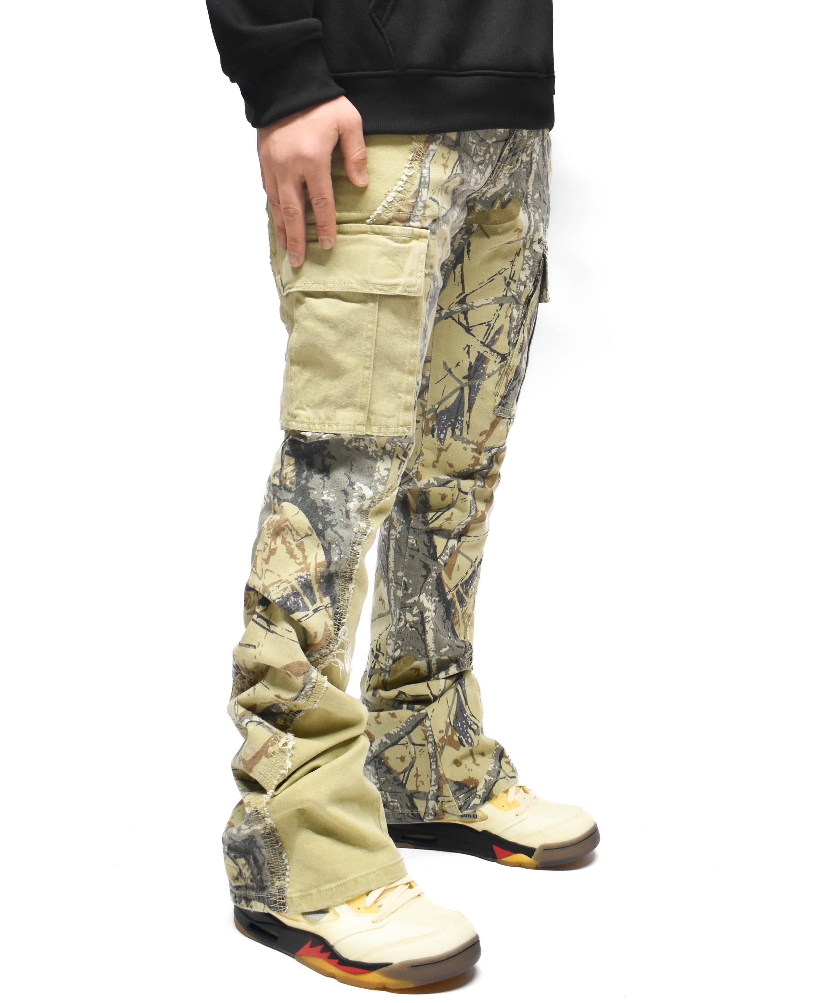 T4055 Woodland Camo Denim