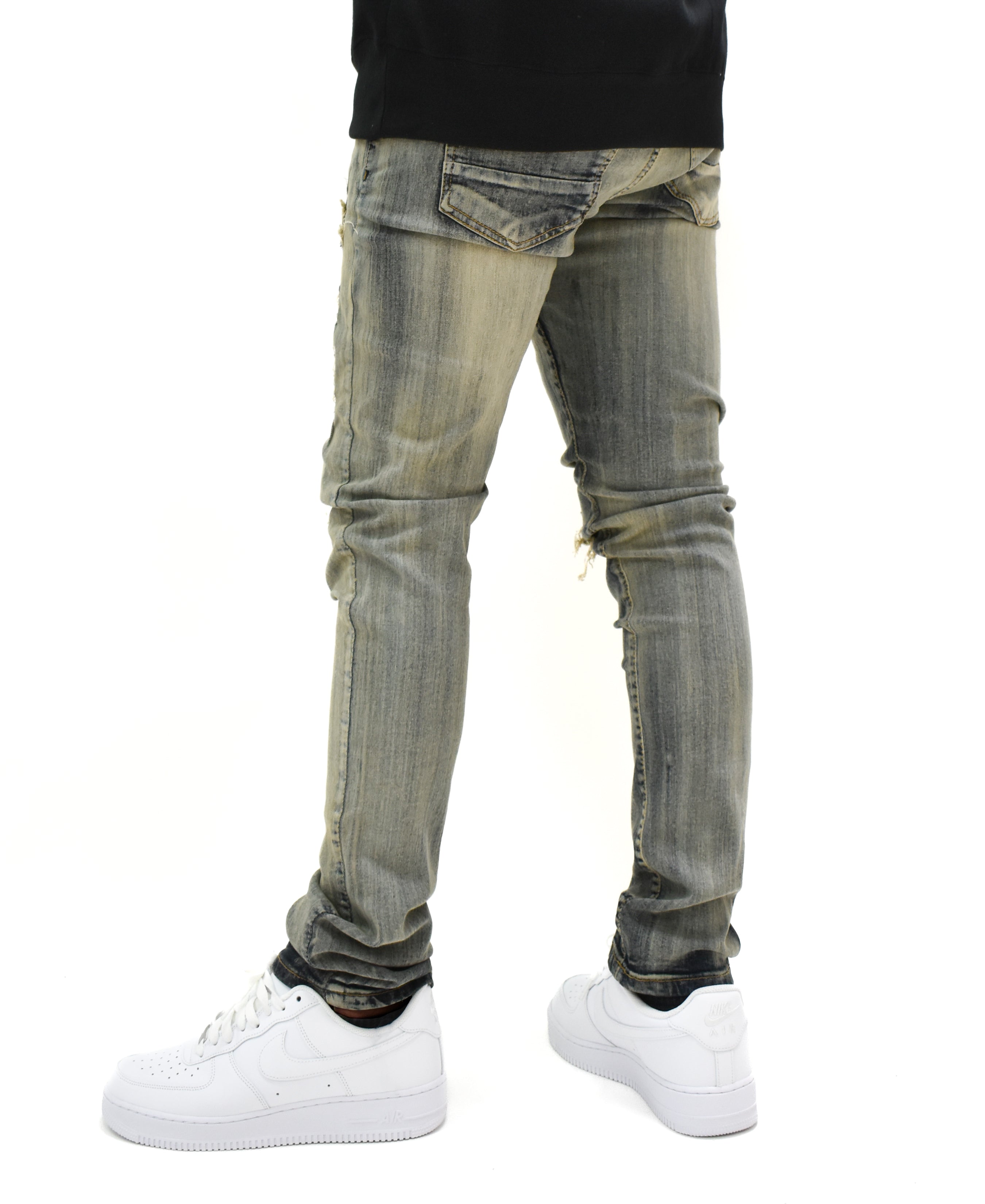 LV6102 Ripped Denim