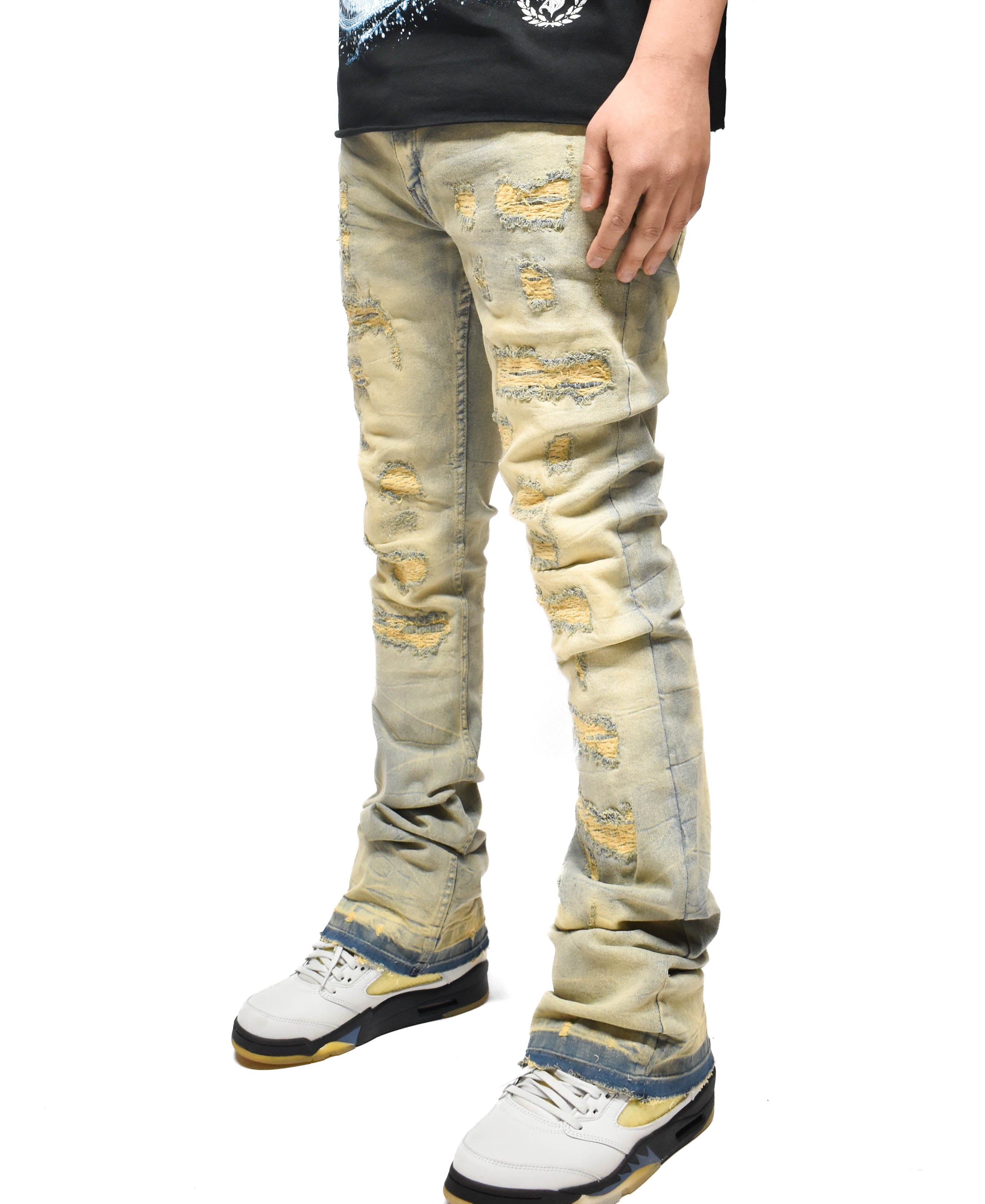 FW33893 Distressed Denim