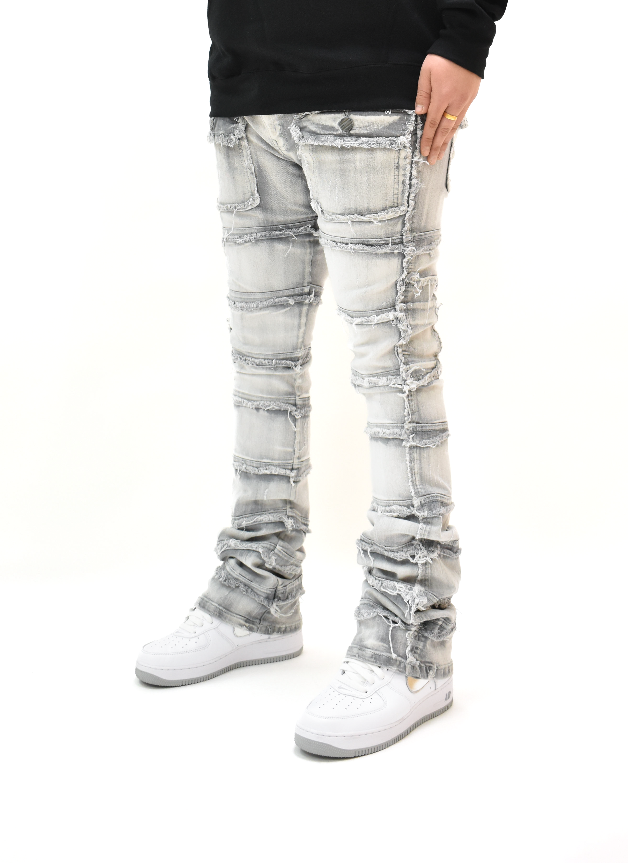 FW33958 Thread Stacked Denim