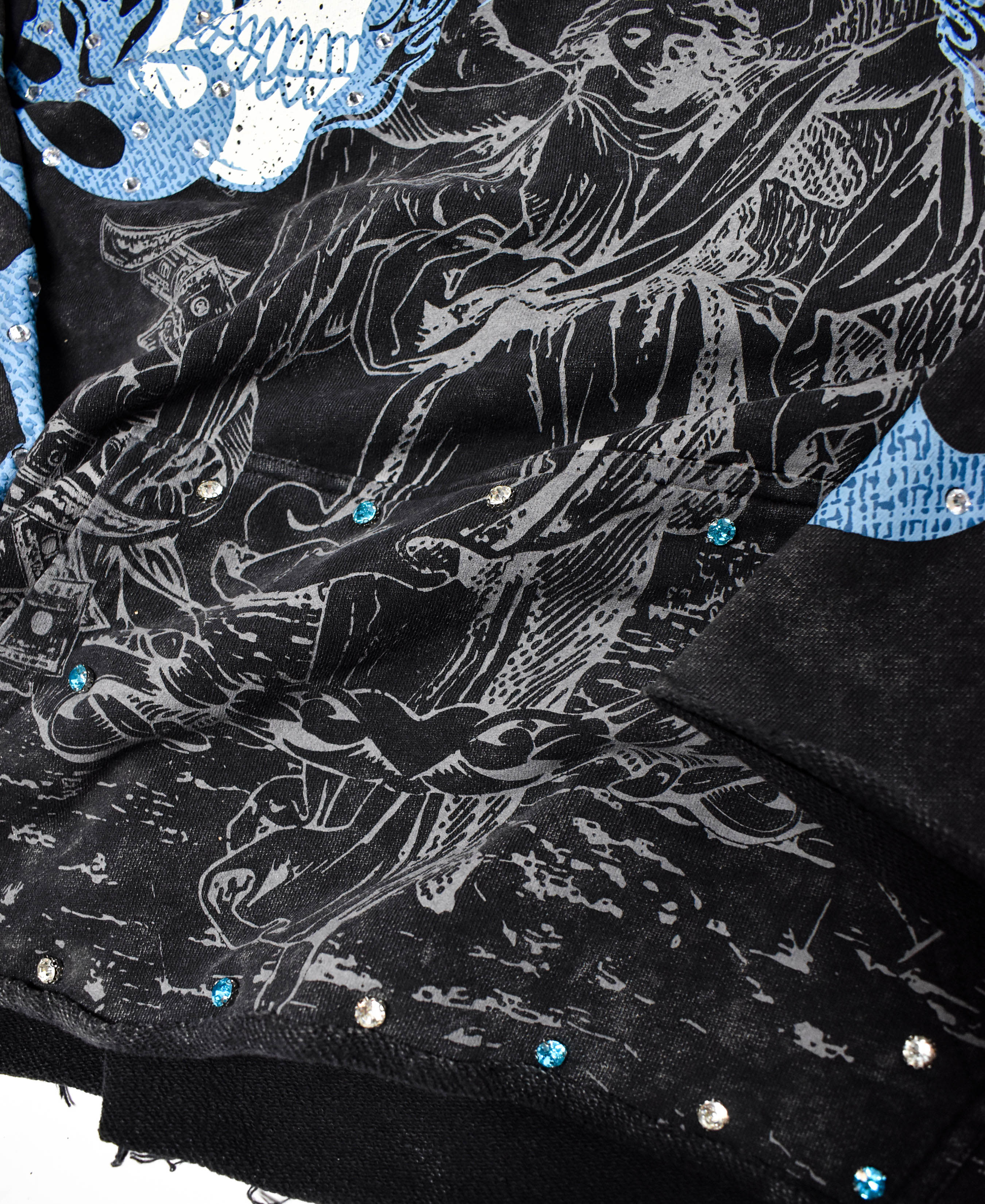 T5255 Stone Skull Hoodie