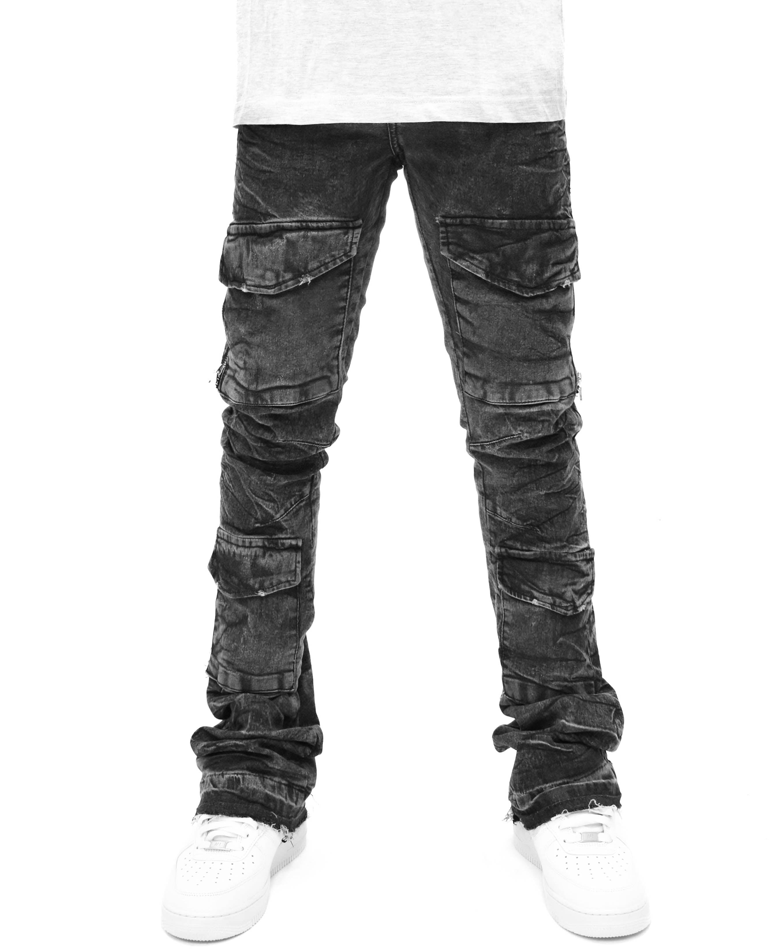 FW33288 Pocket Stacked Denim