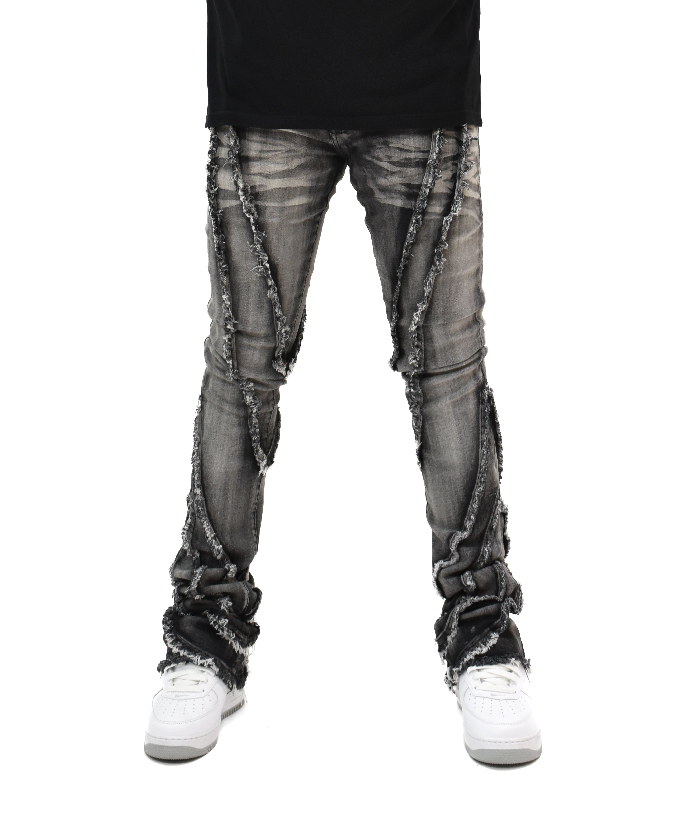 FW33090 Wavy Stacked Denim