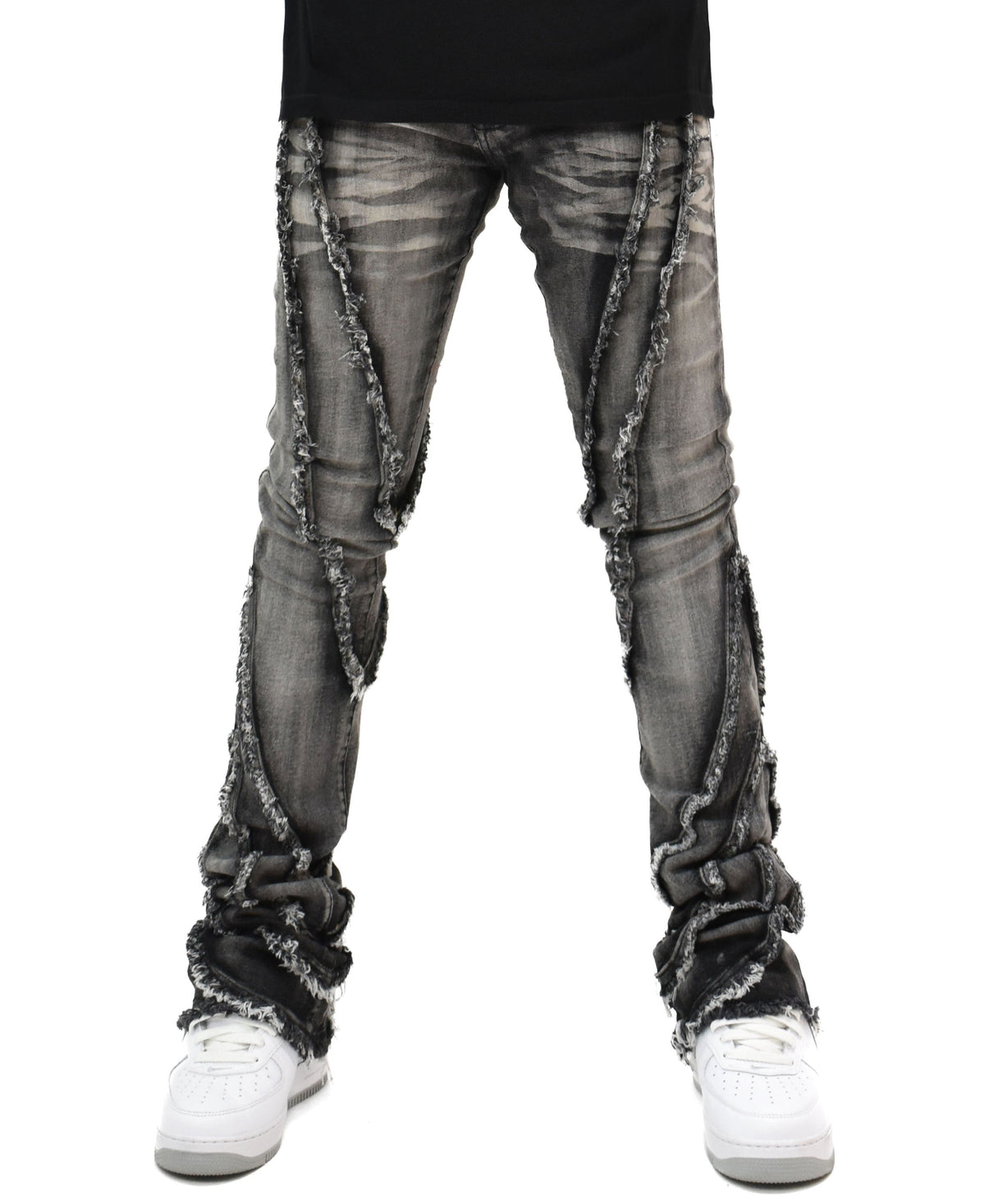 FW33090 Wavy Stacked Denim