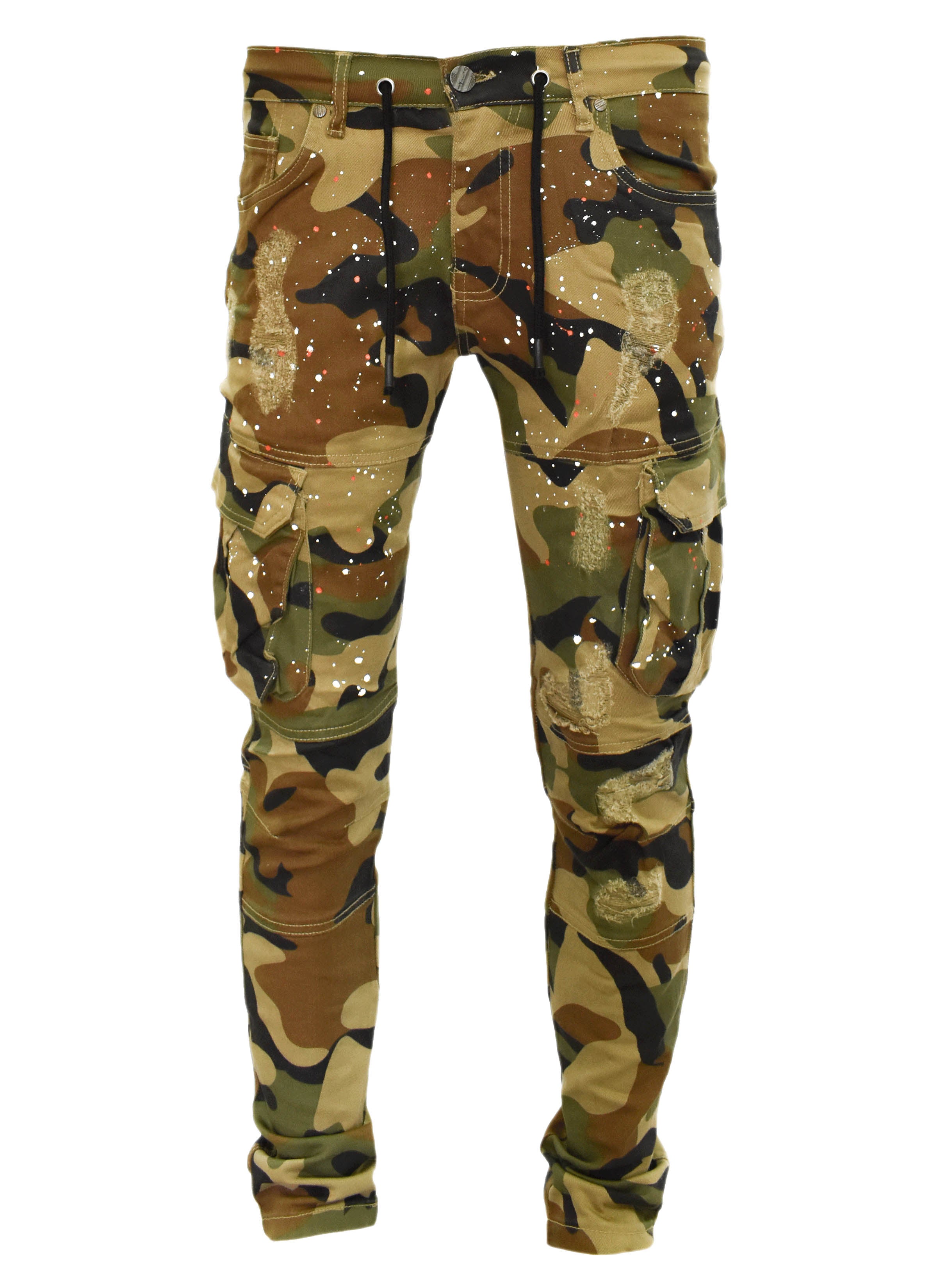 FW33562 Camo Cargo Denim