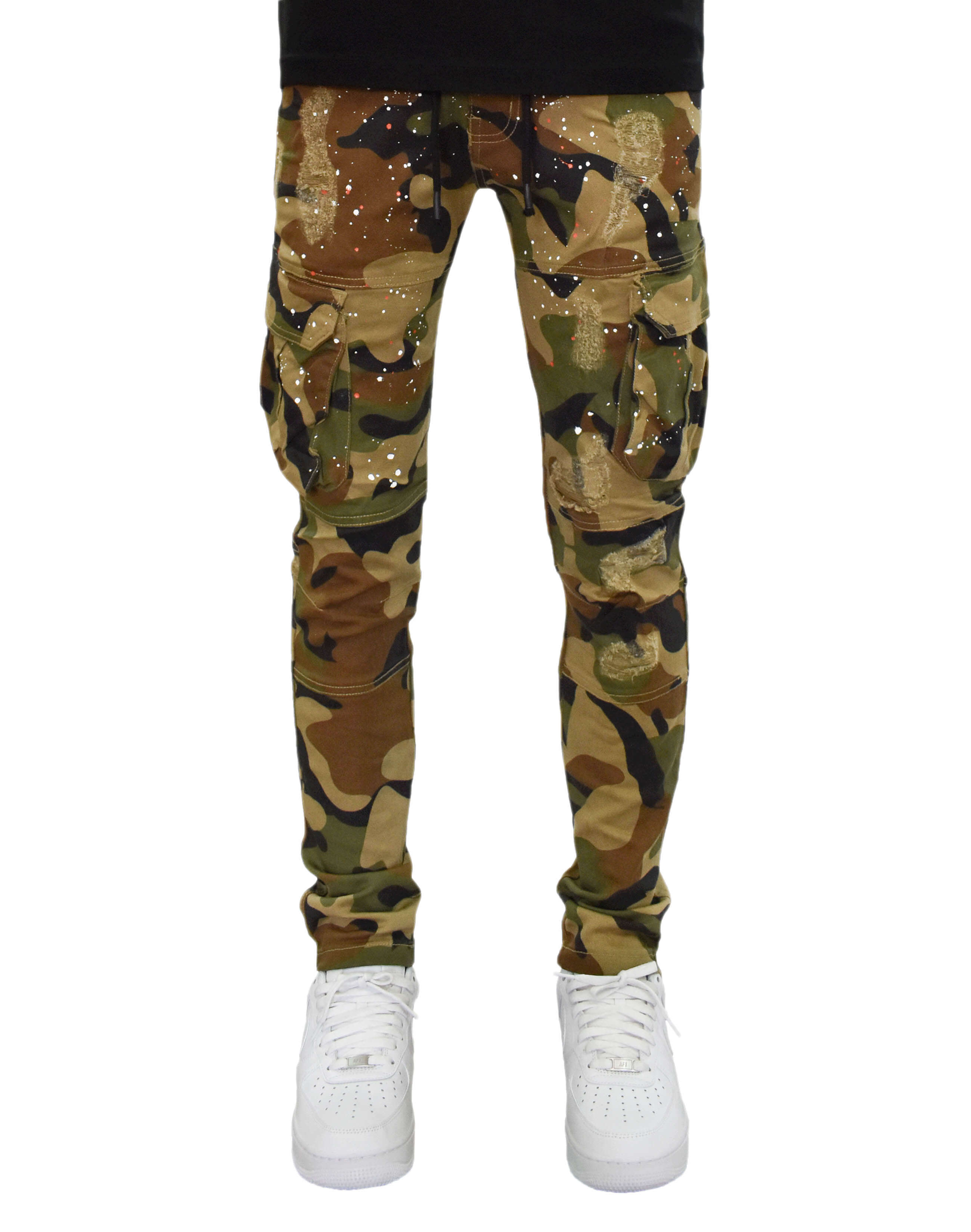 FW33562 Camo Cargo Denim