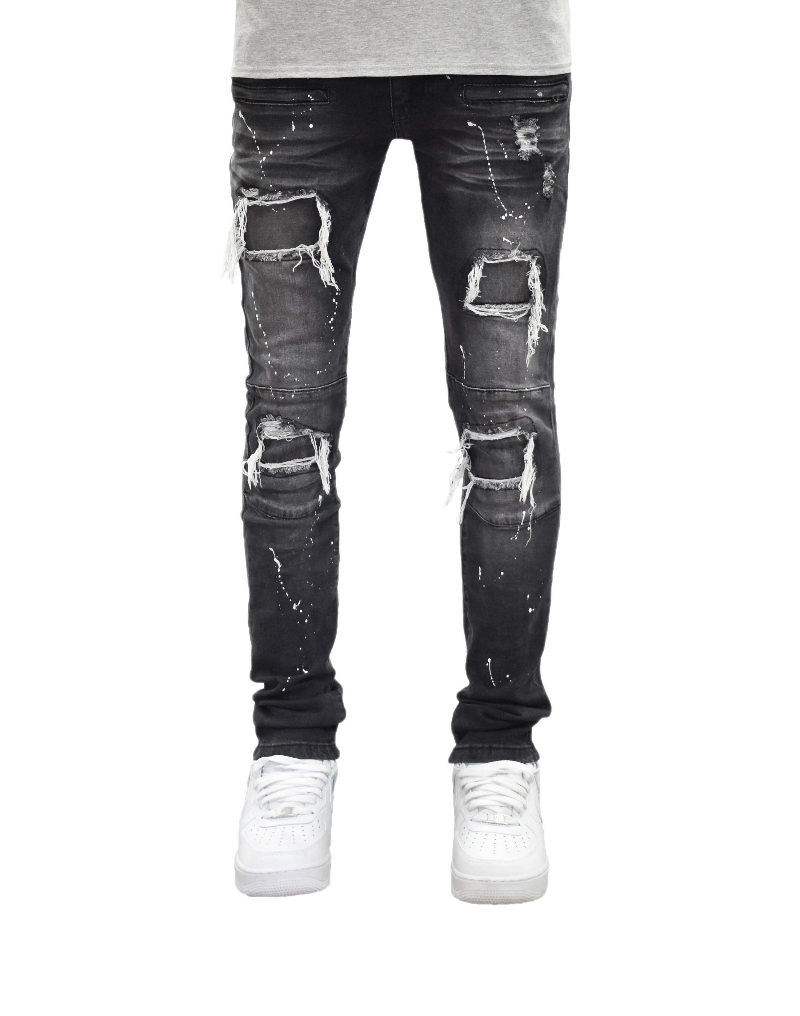 MS80104 Patch Rip Denim