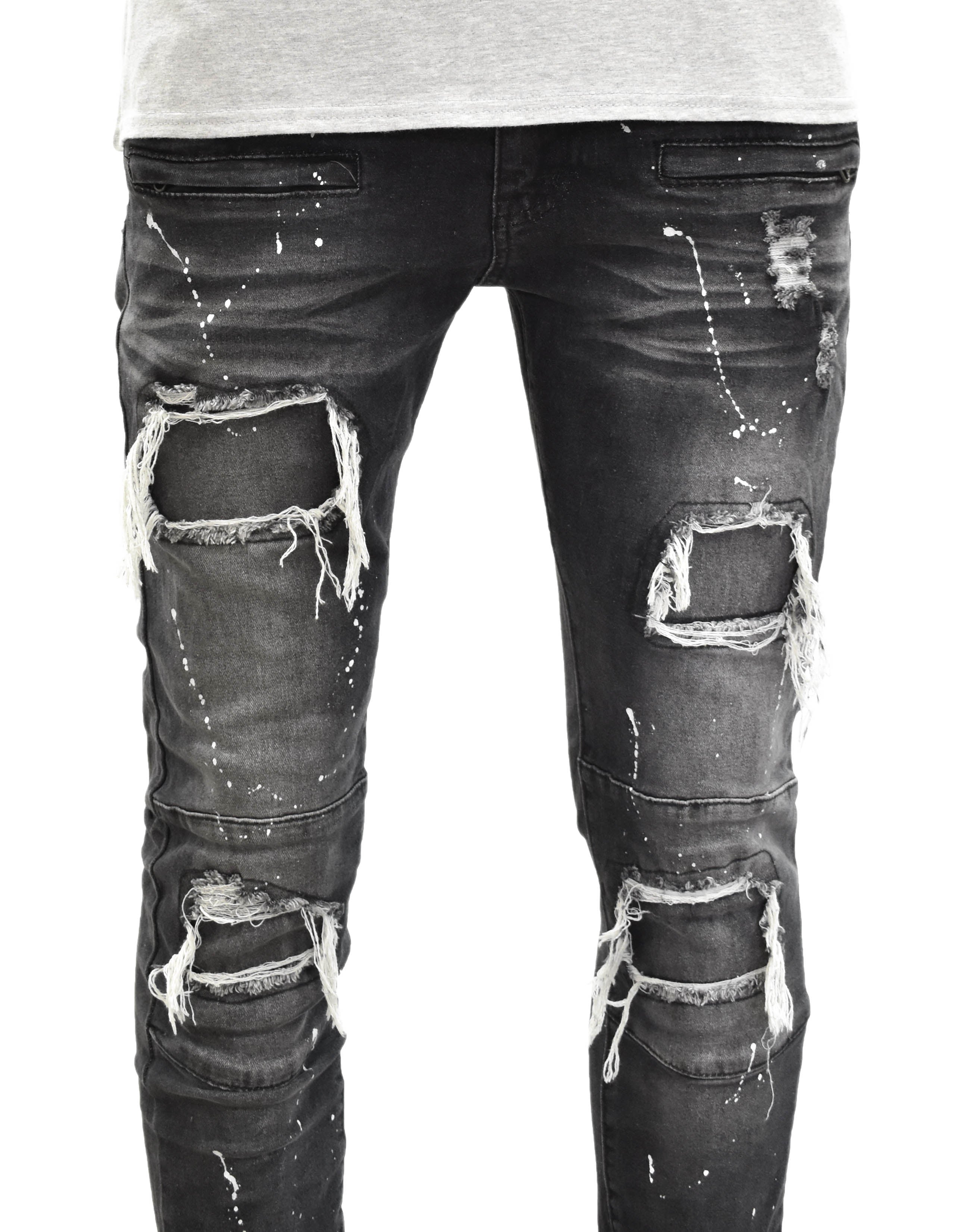 MS80104 Patch Rip Denim