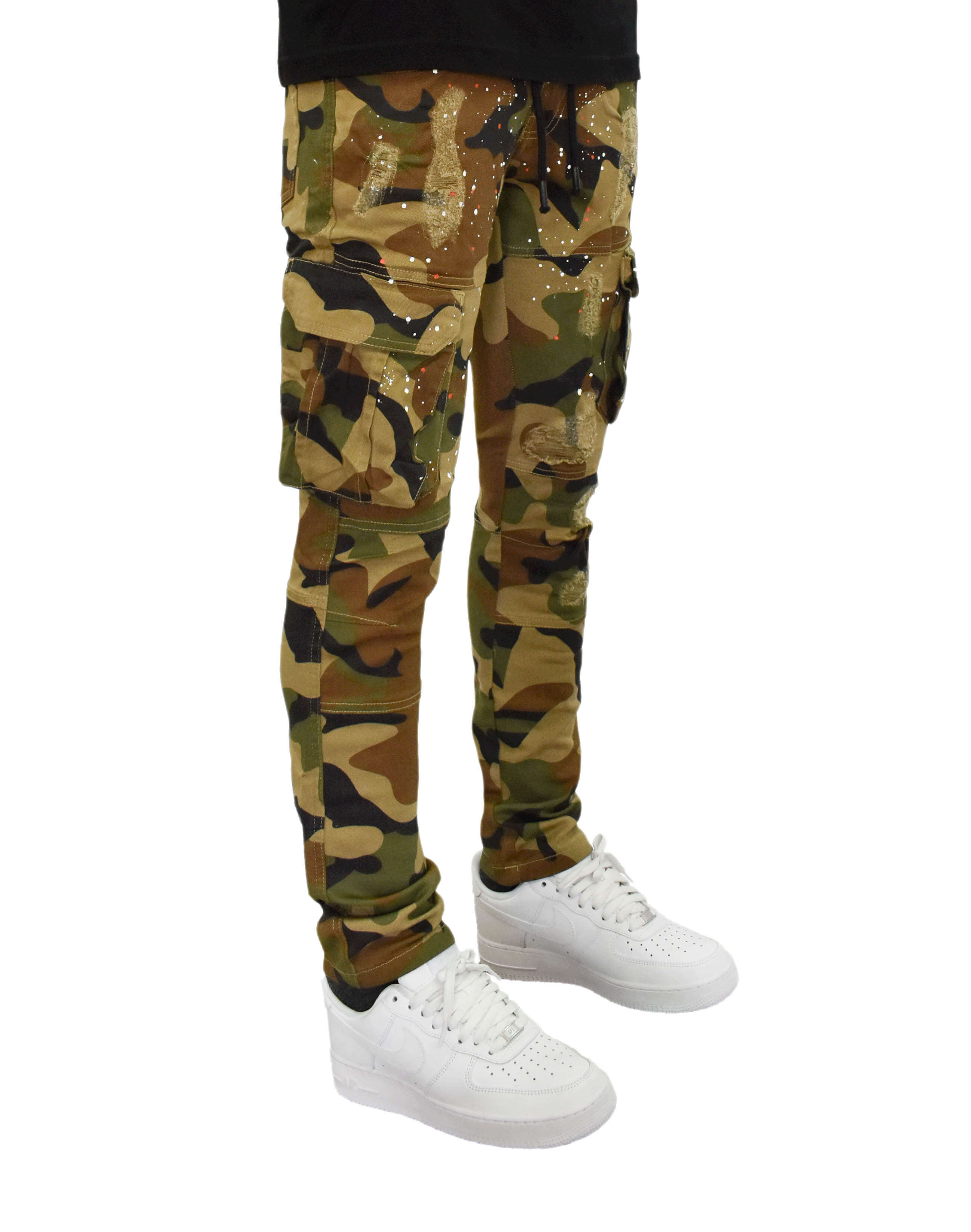FW33562 Camo Cargo Denim
