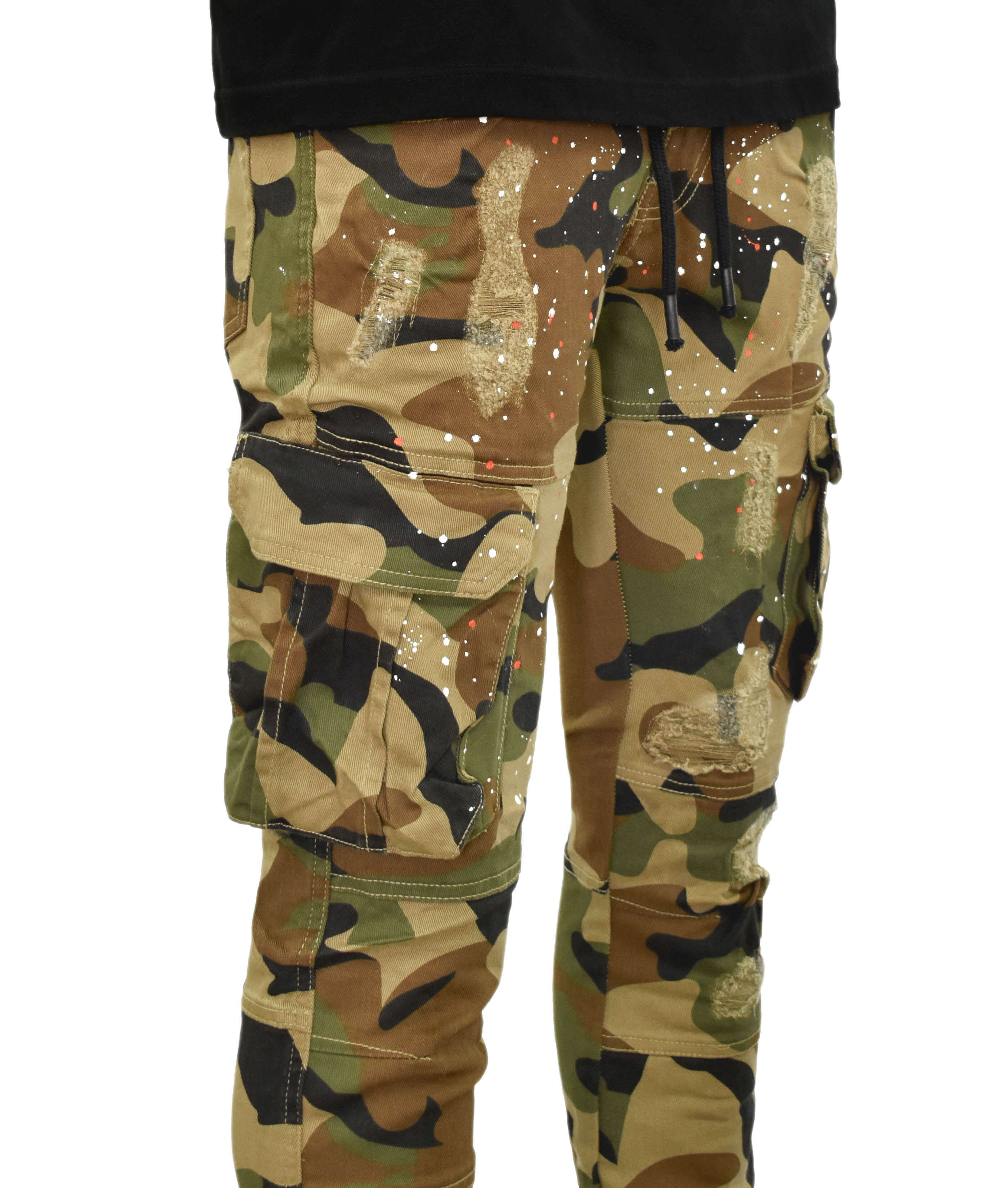 FW33562 Camo Cargo Denim