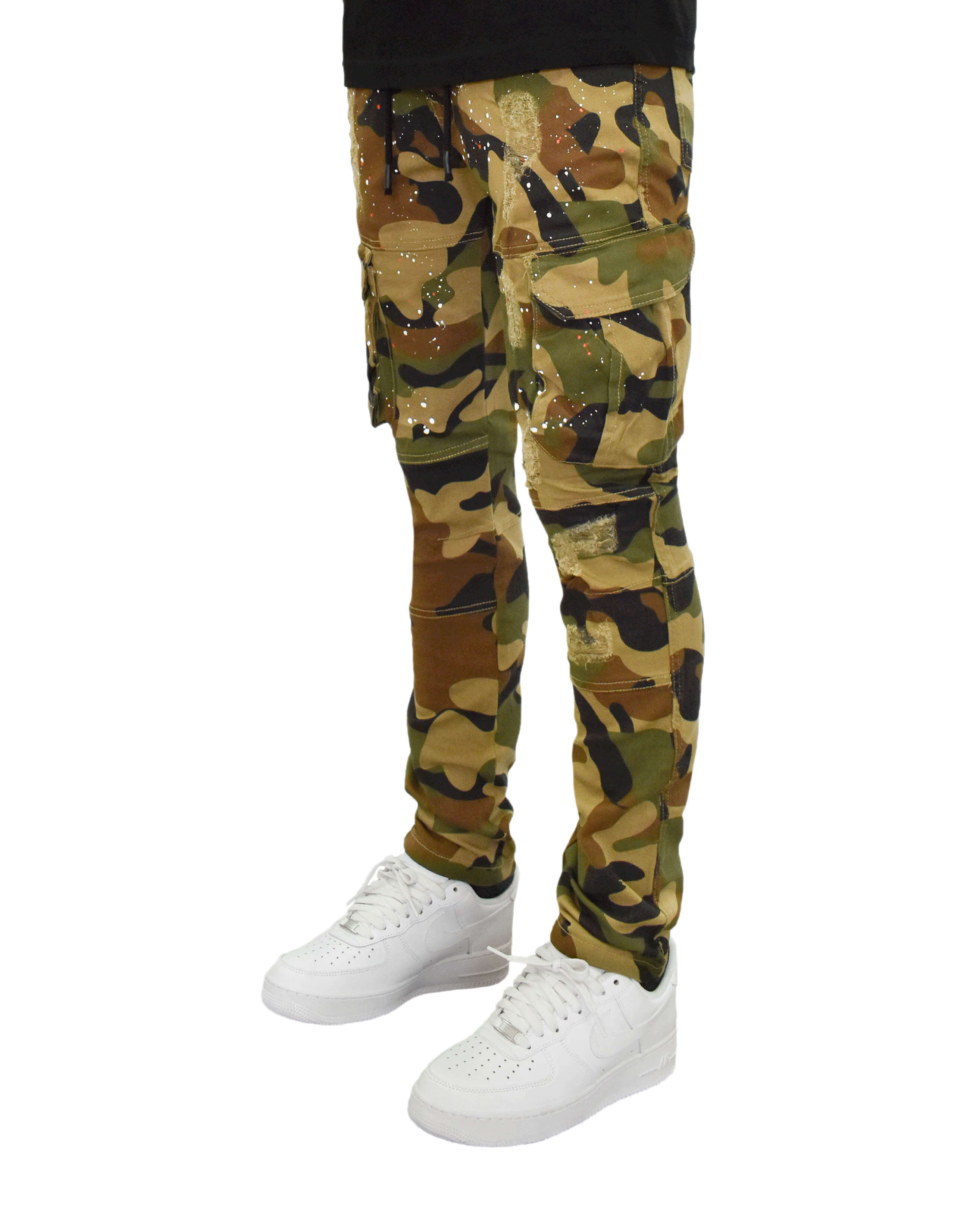 FW33562 Camo Cargo Denim