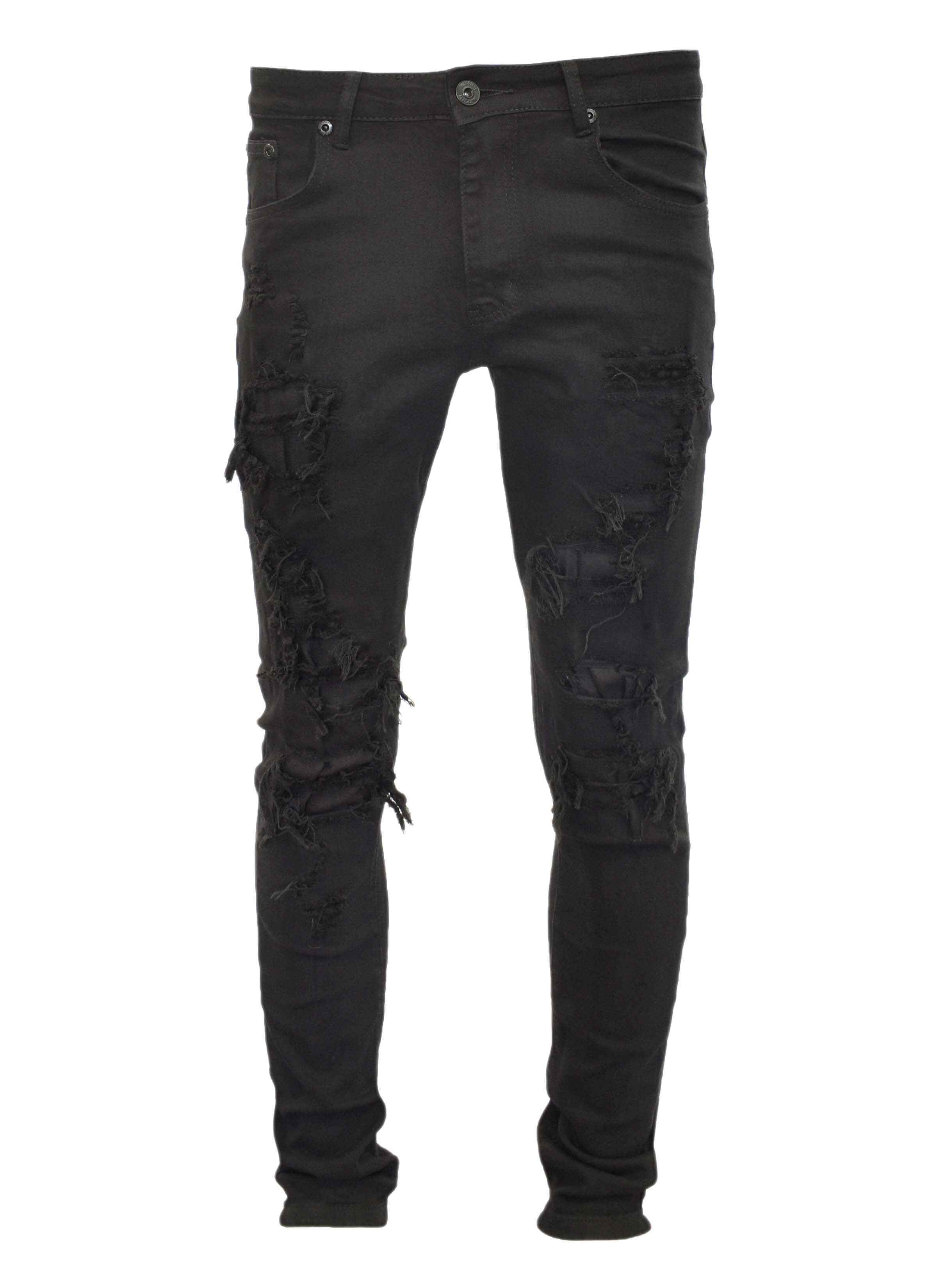 MS80113 Multi Ripped Denim