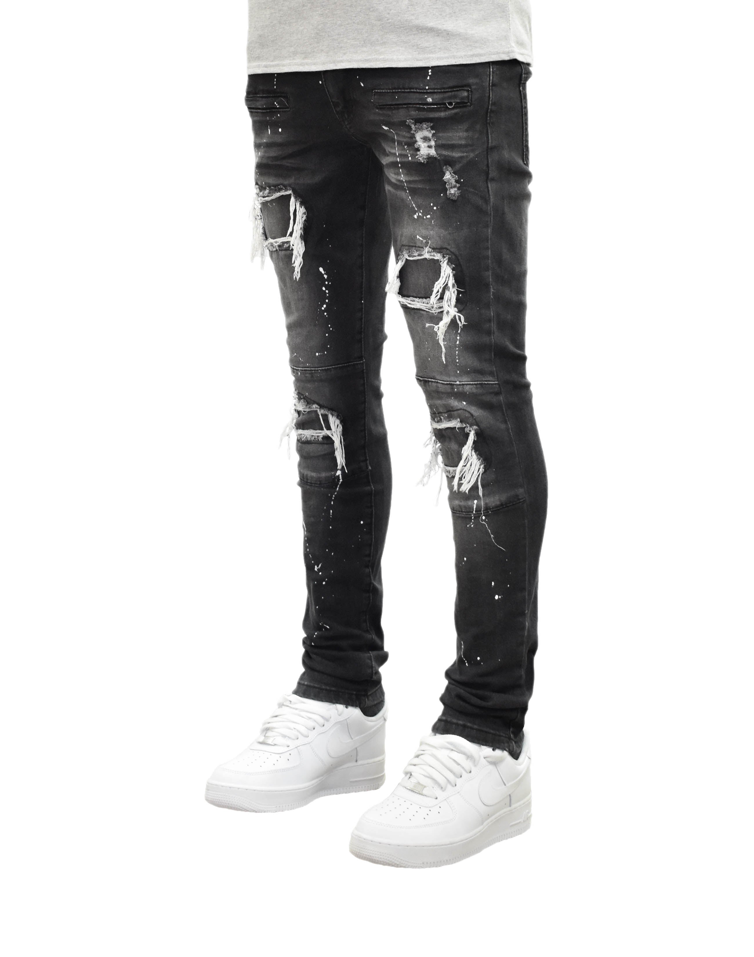 MS80104 Patch Rip Denim
