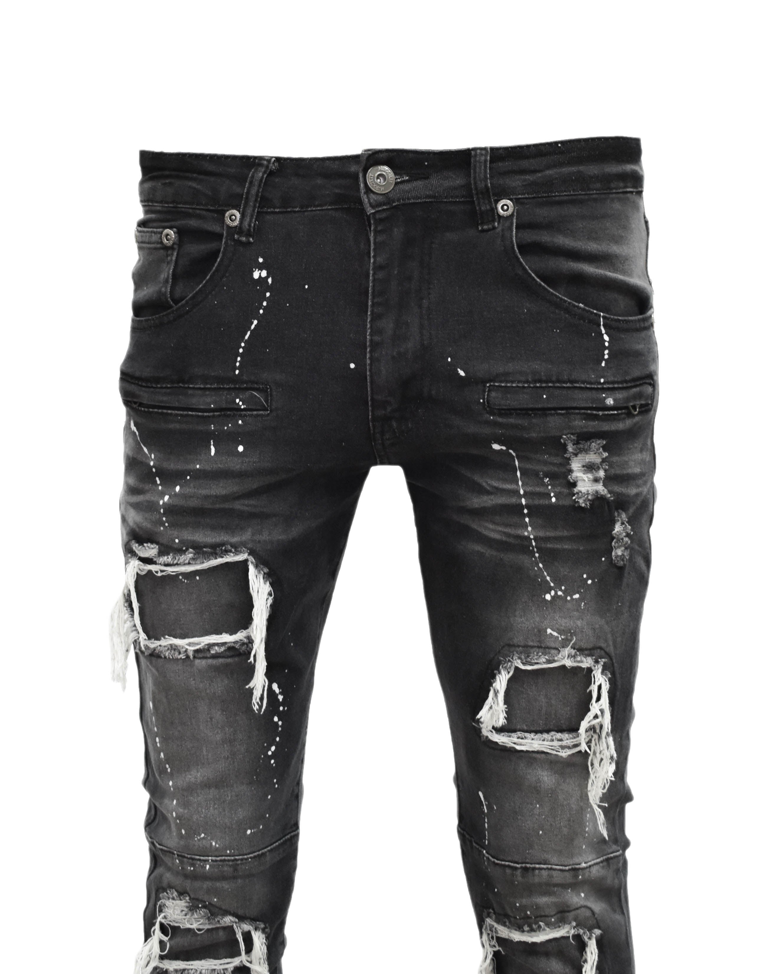 MS80104 Patch Rip Denim