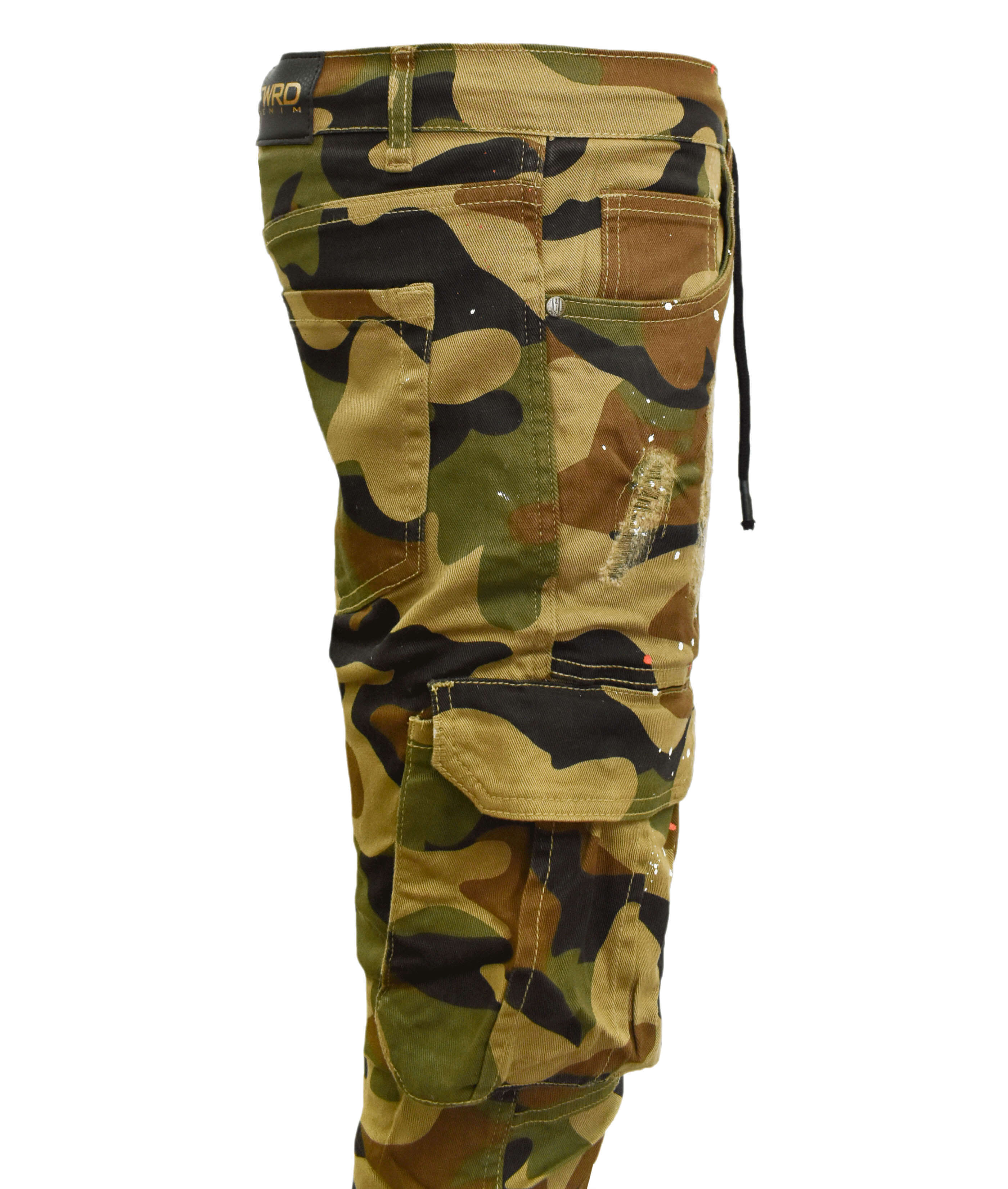 FW33562 Camo Cargo Denim