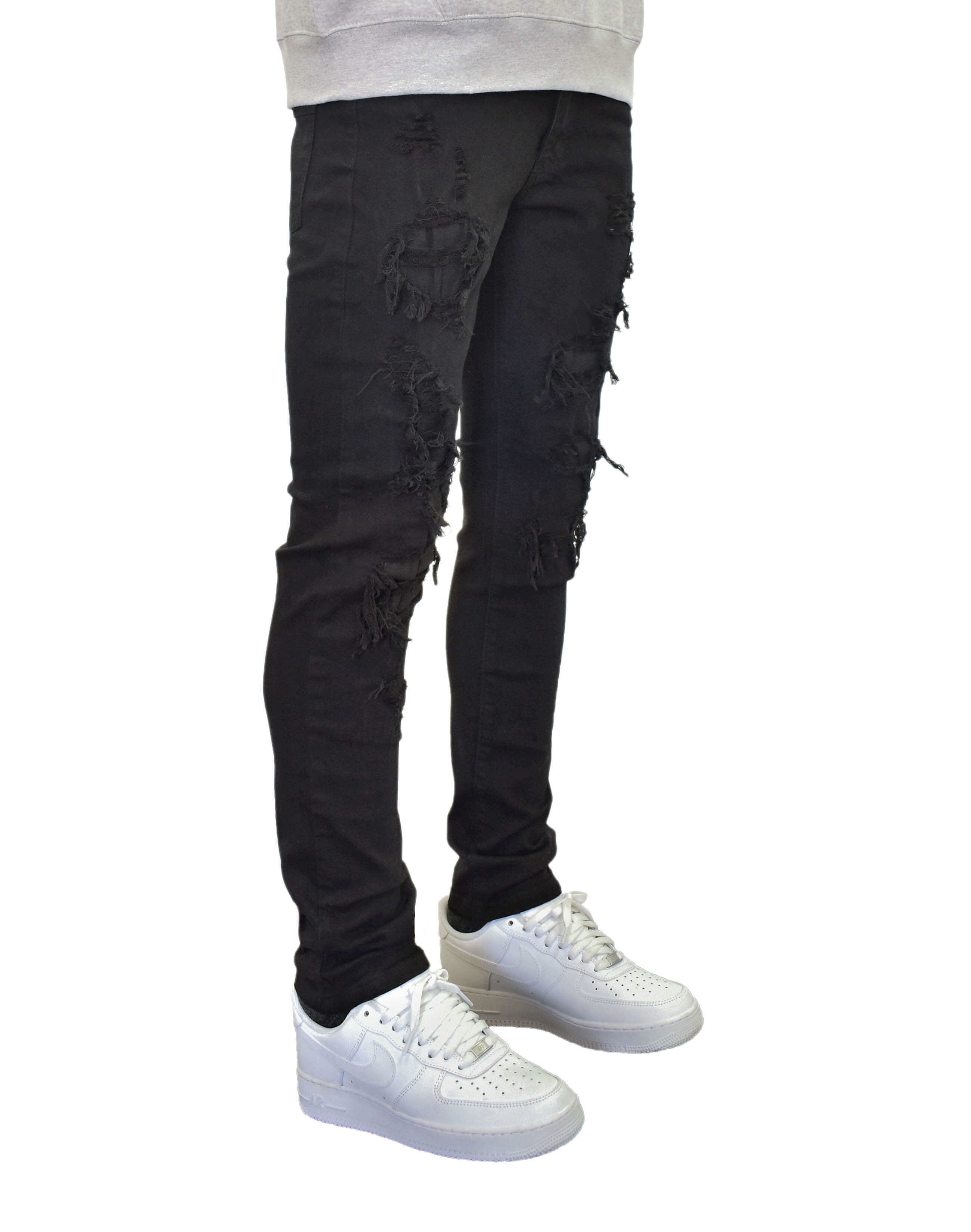 MS80113 Multi Ripped Denim