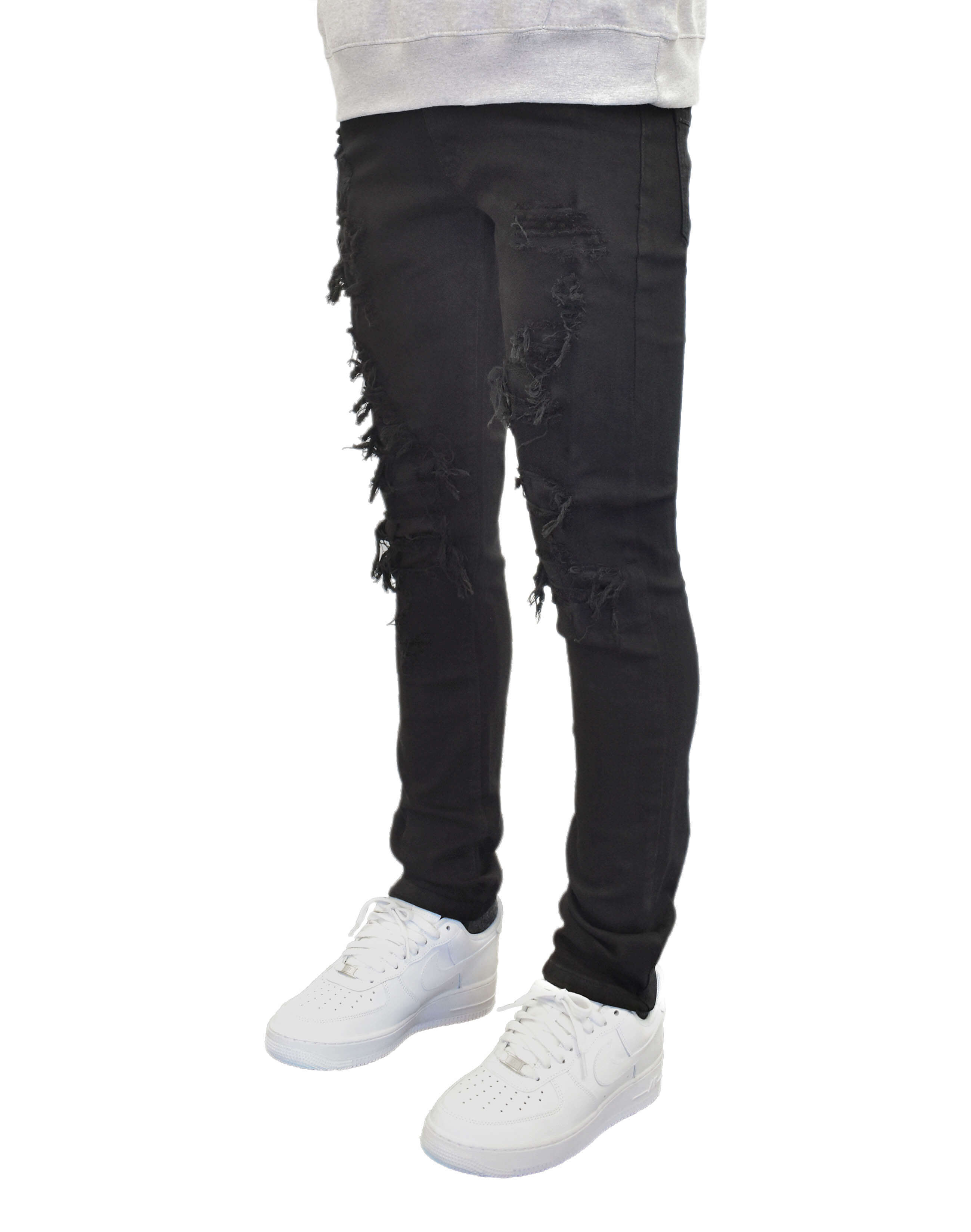 MS80113 Multi Ripped Denim