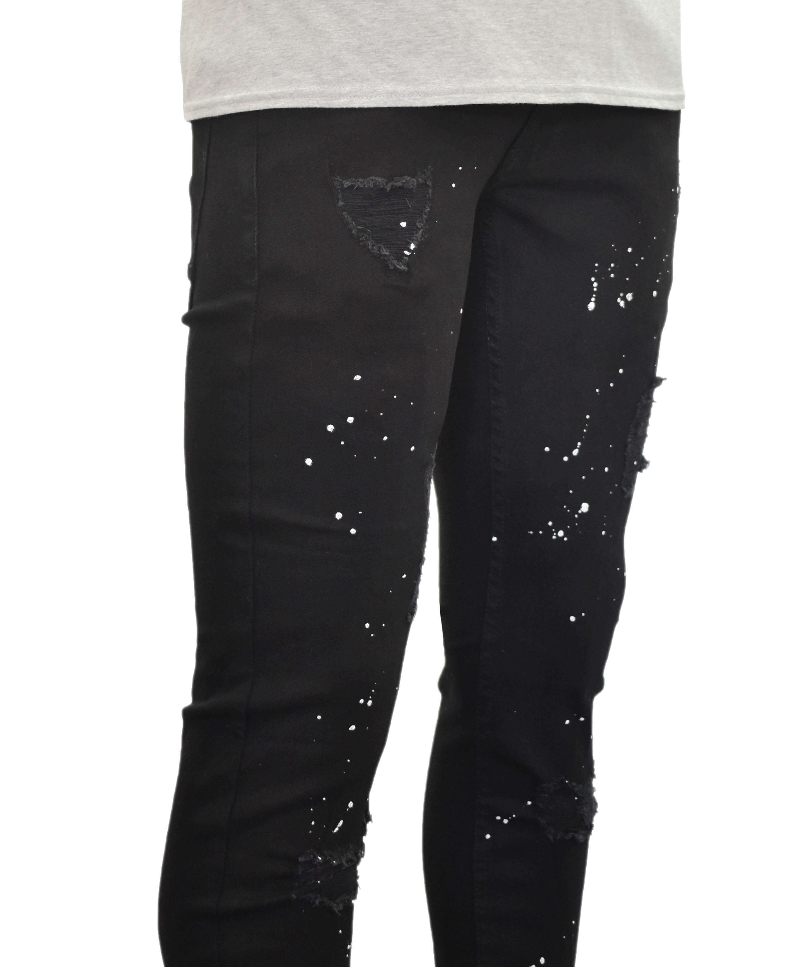 S81010 Ripped Paint Denim