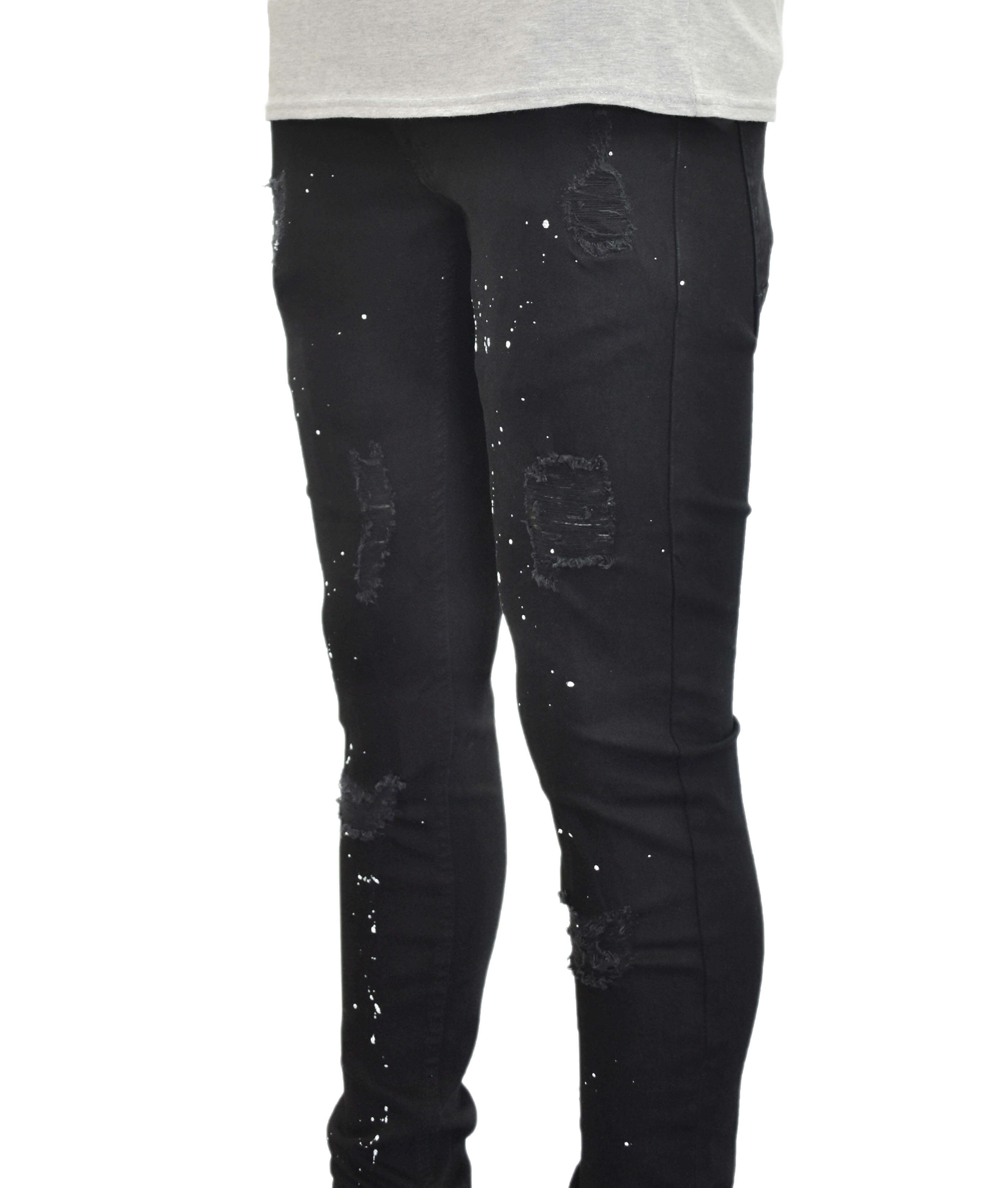 S81010 Ripped Paint Denim
