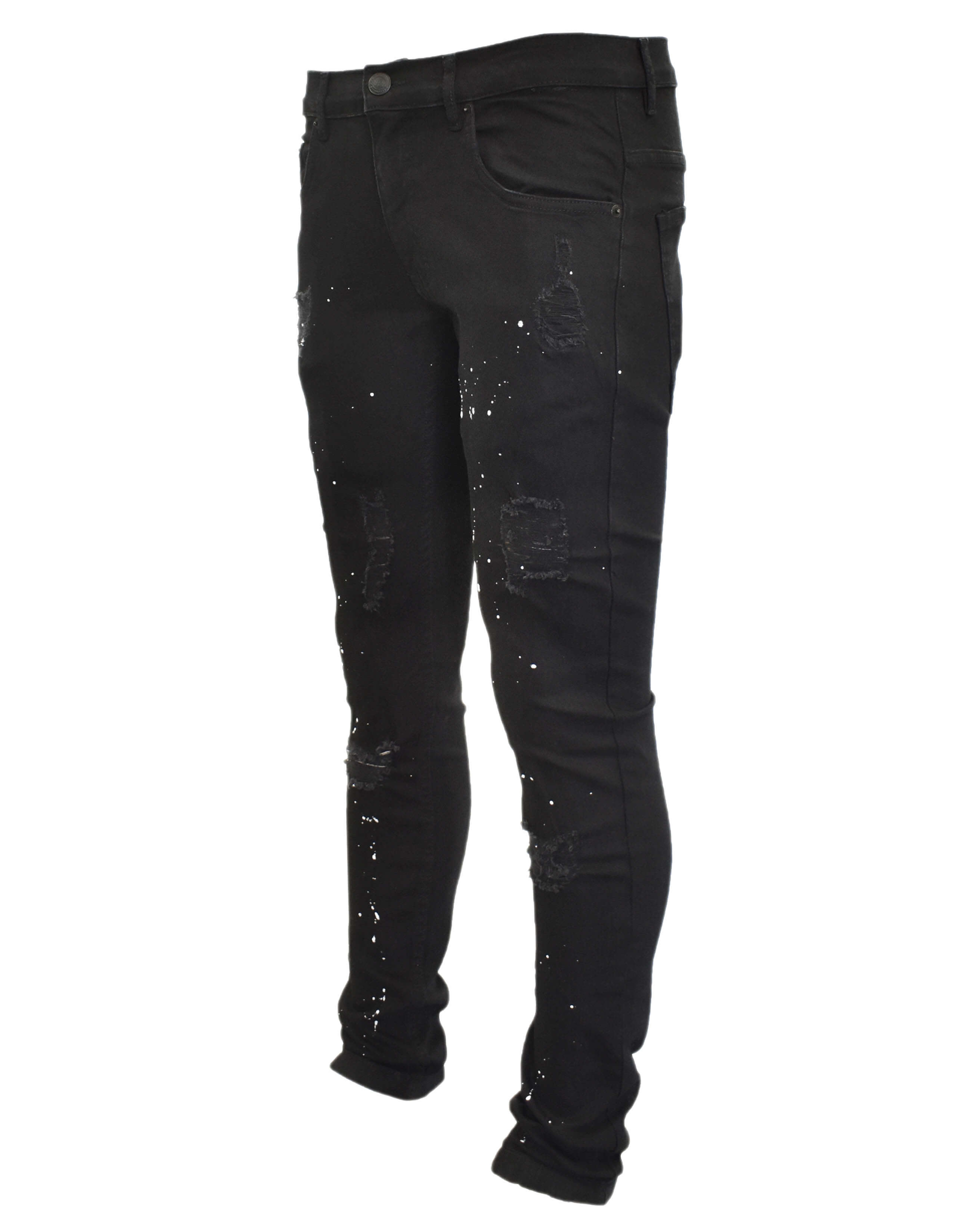 S81010 Ripped Paint Denim