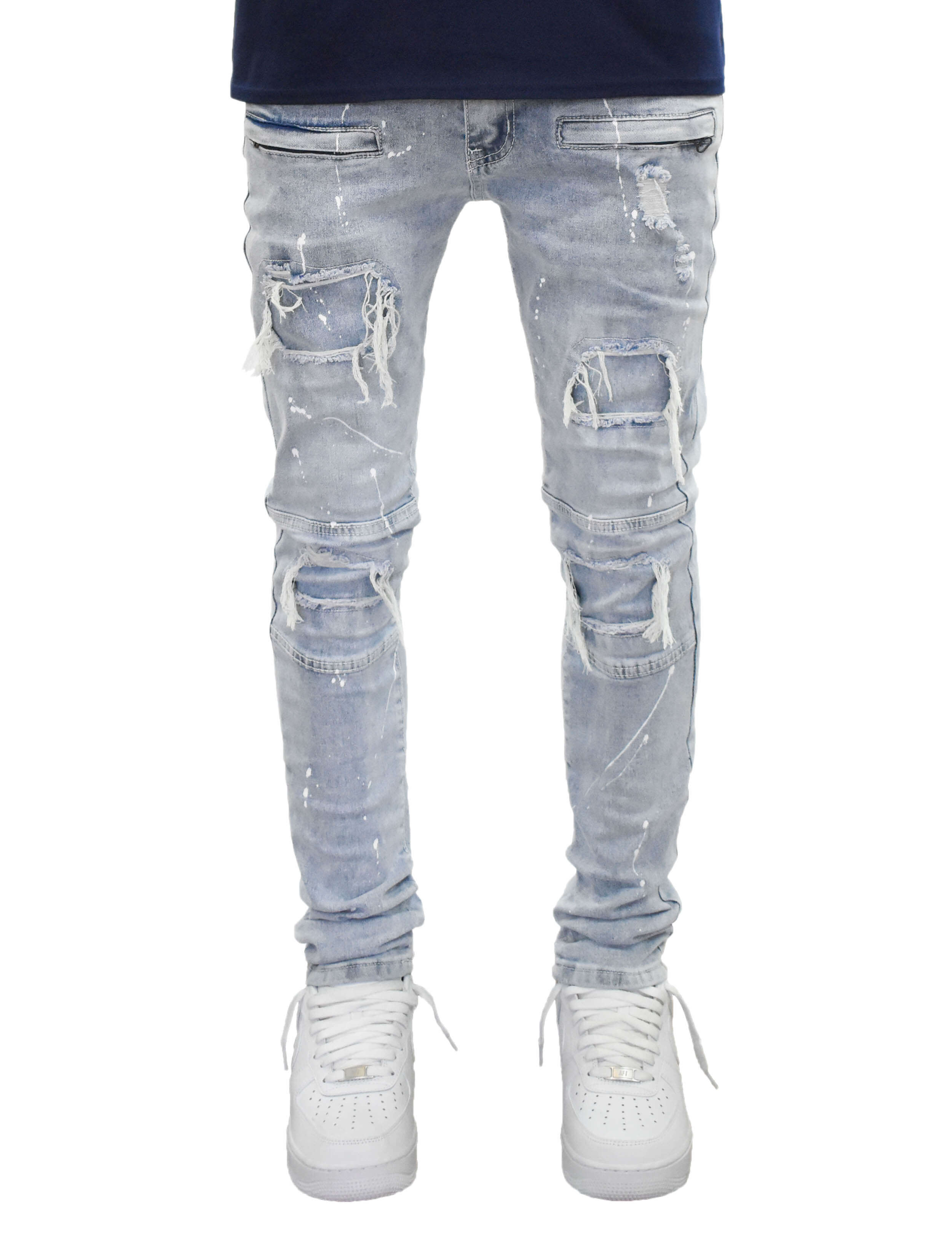 MS80104 Patch Rip Denim