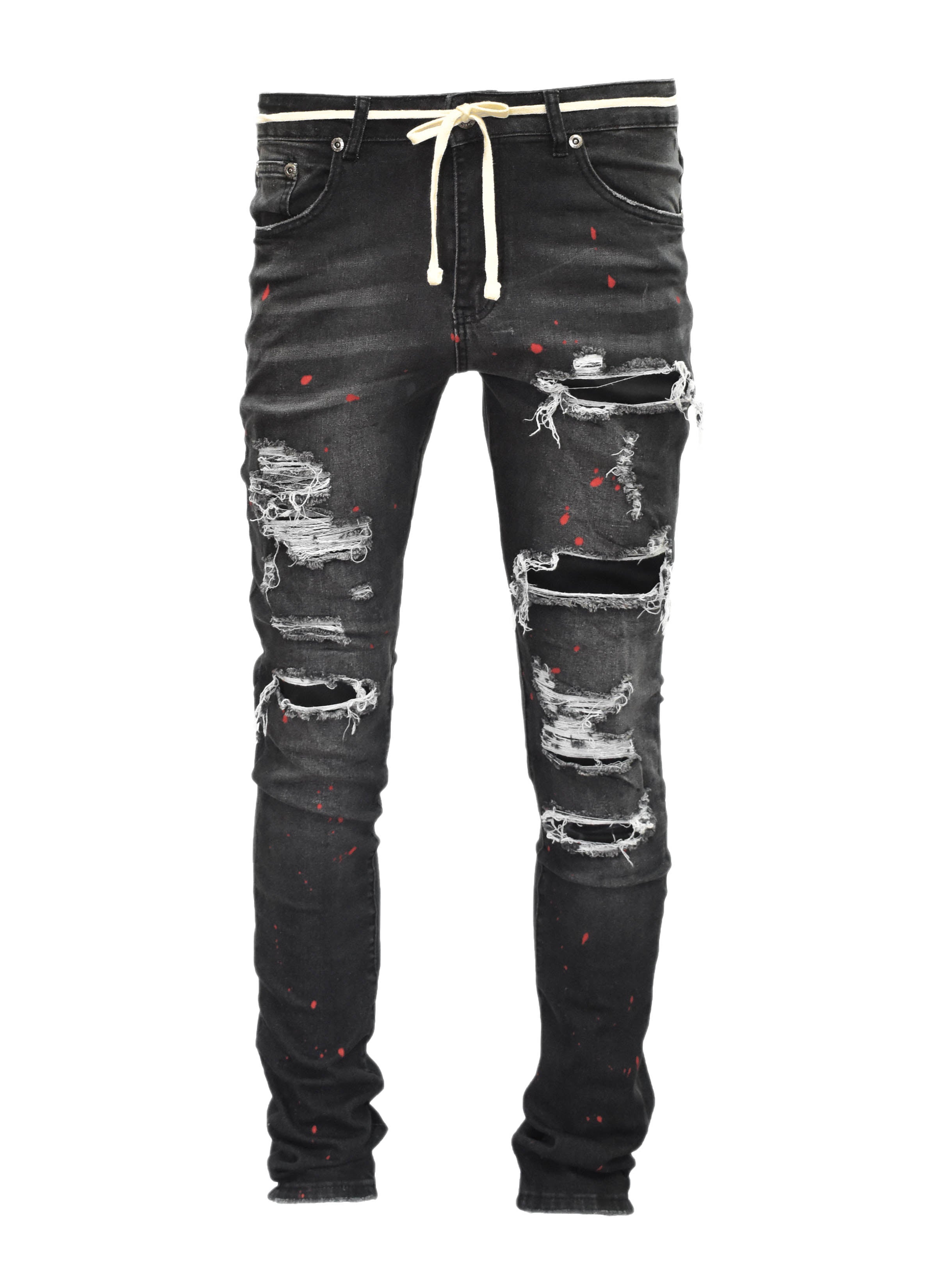 MS13188 Paint Splatter Denim