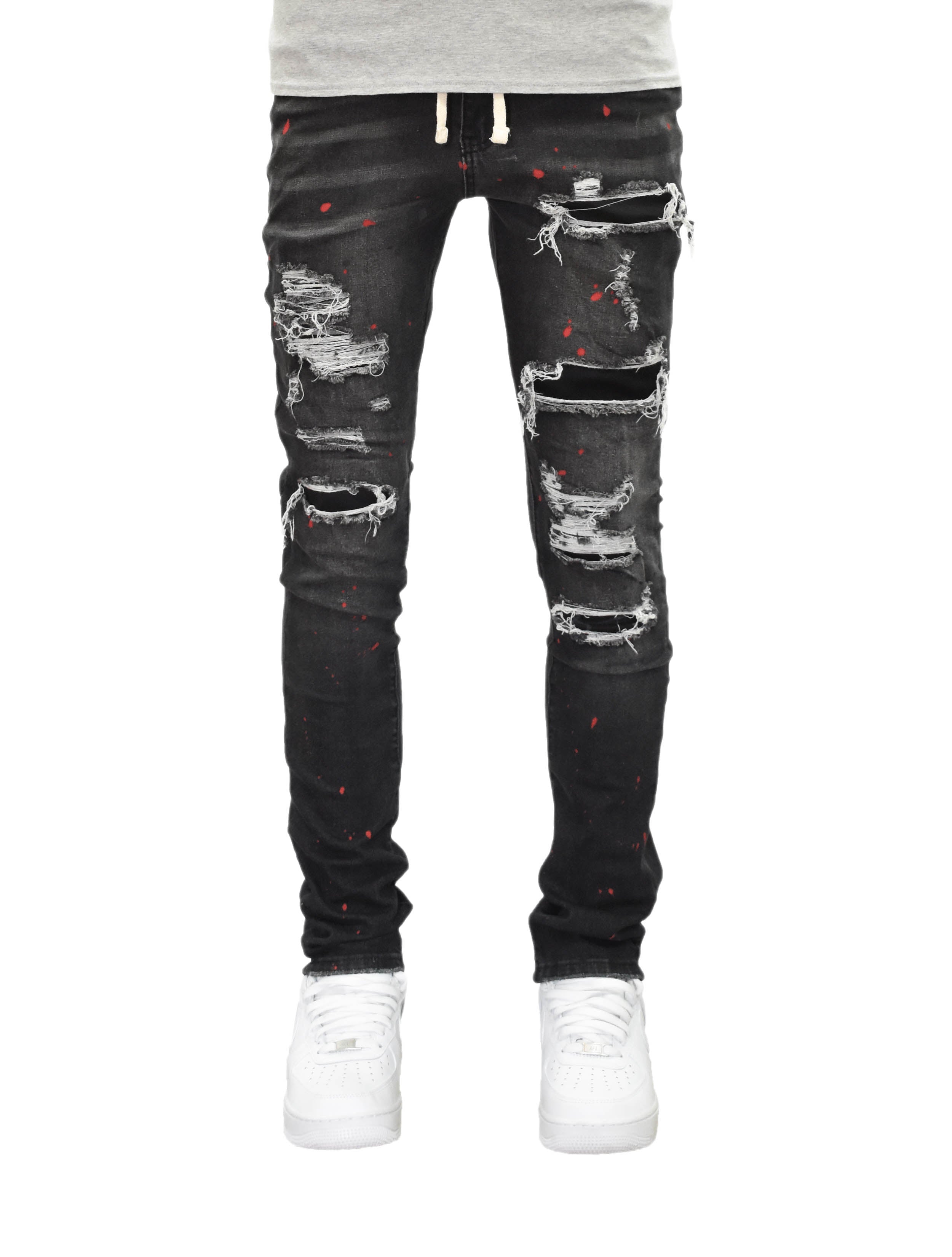 MS13188 Paint Splatter Denim