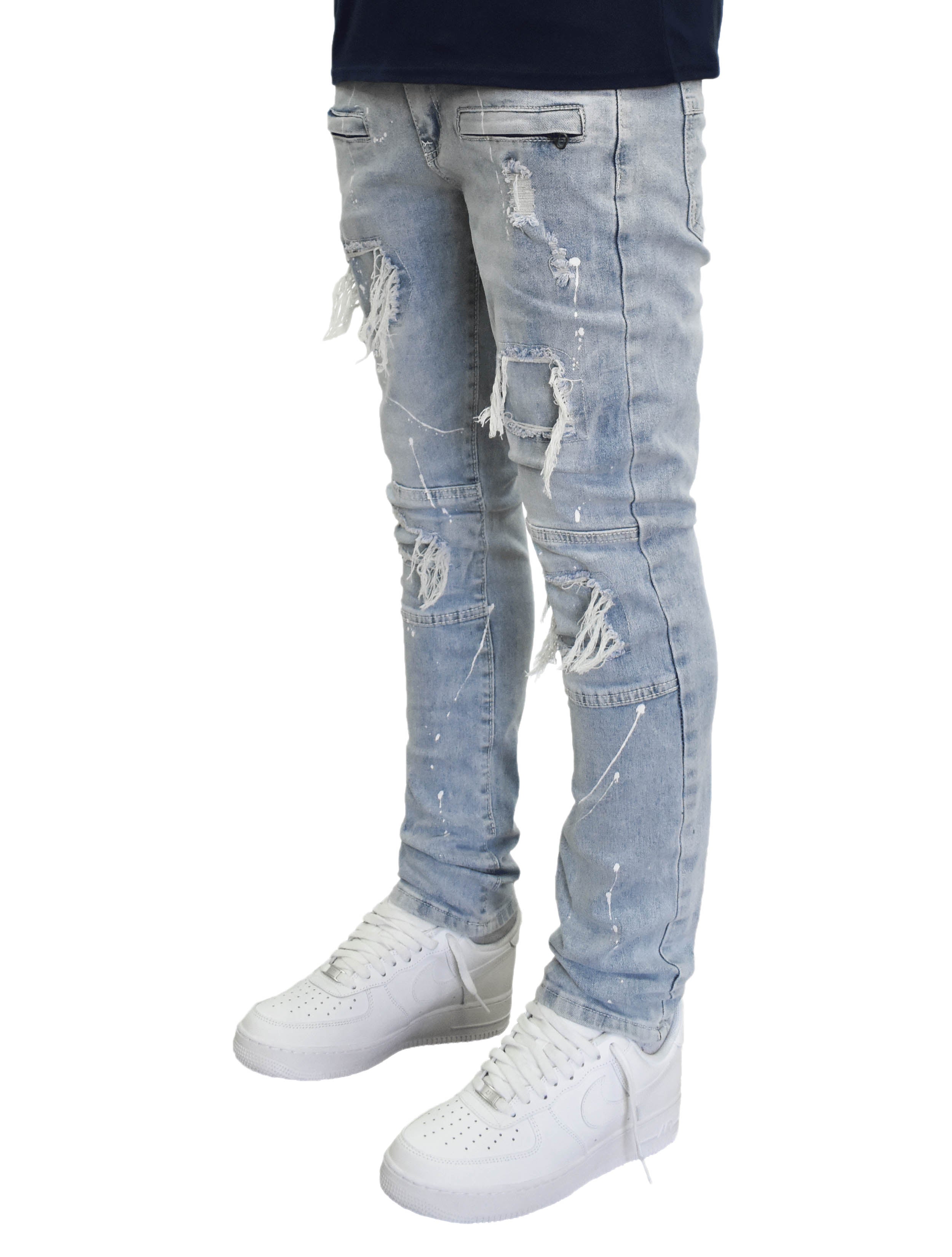 MS80104 Patch Rip Denim