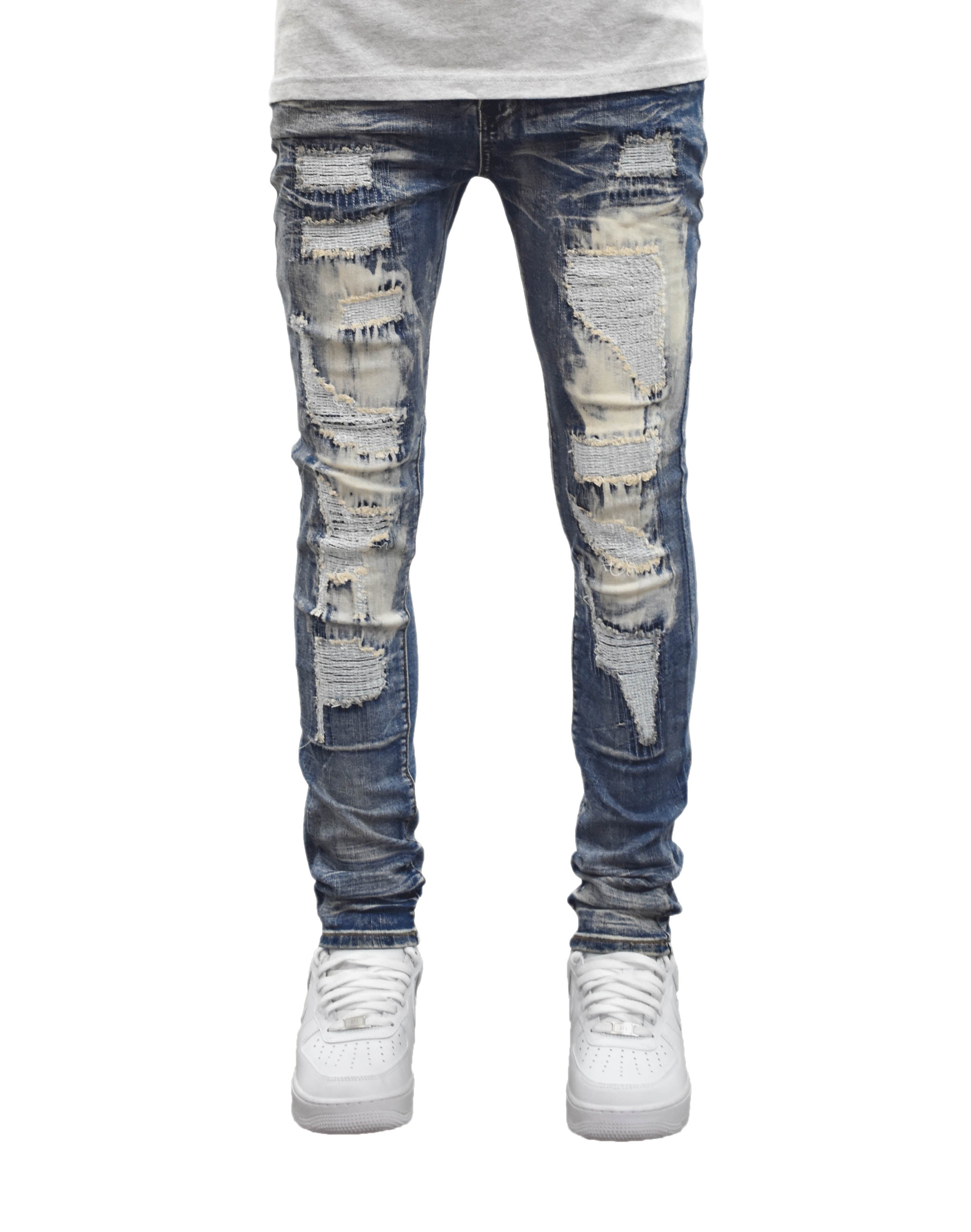 R654 Patch Denim
