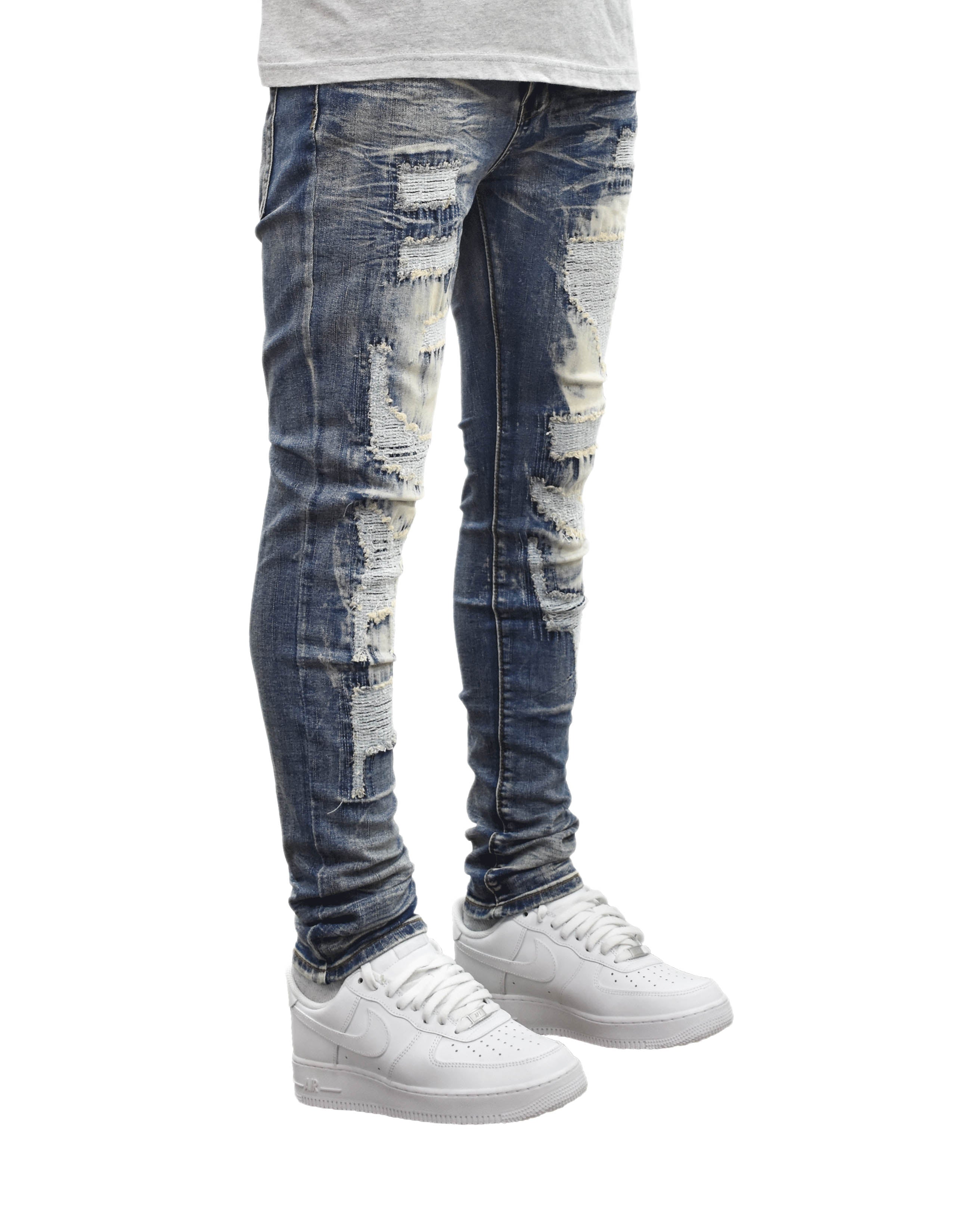 R654 Patch Denim