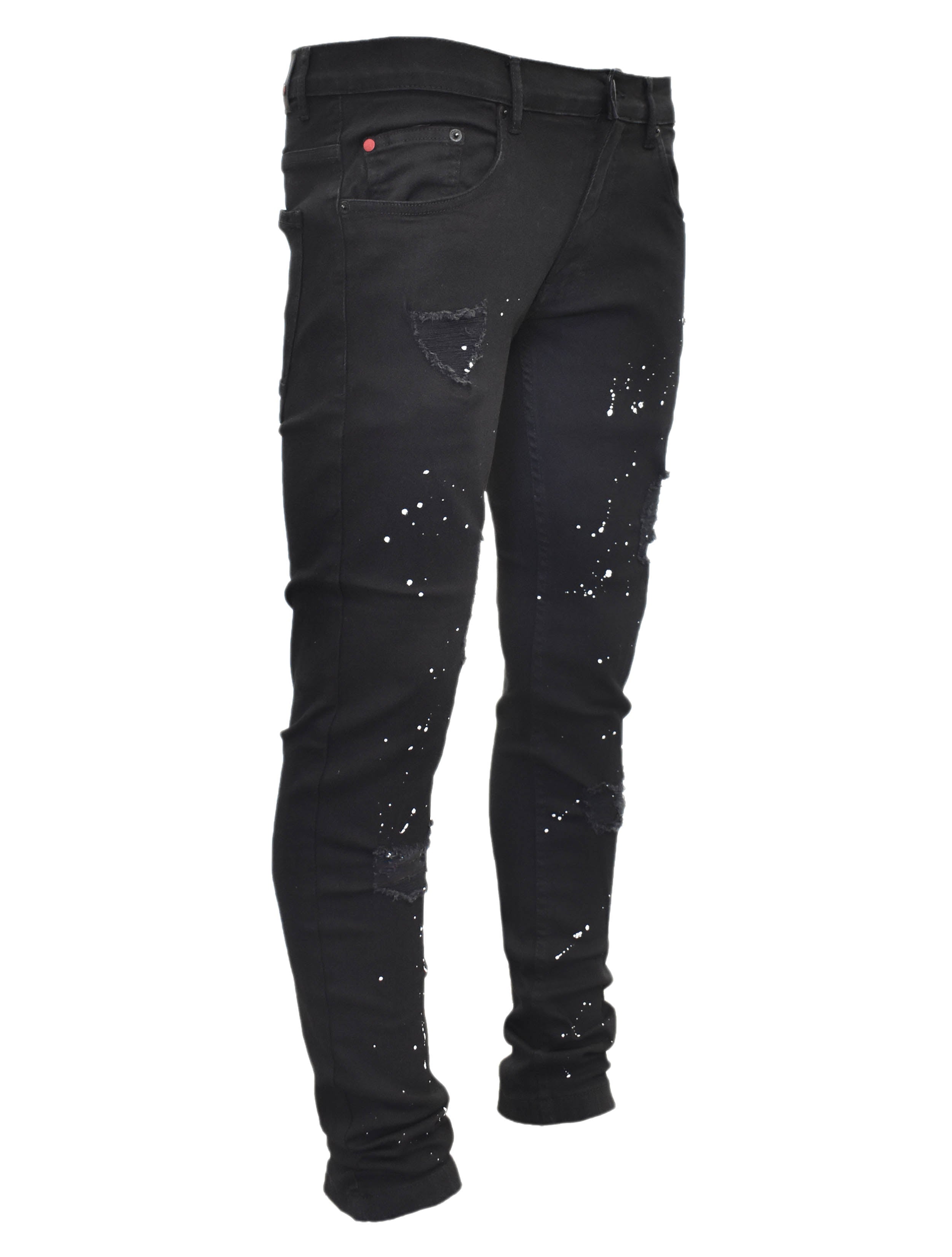 S81010 Ripped Paint Denim