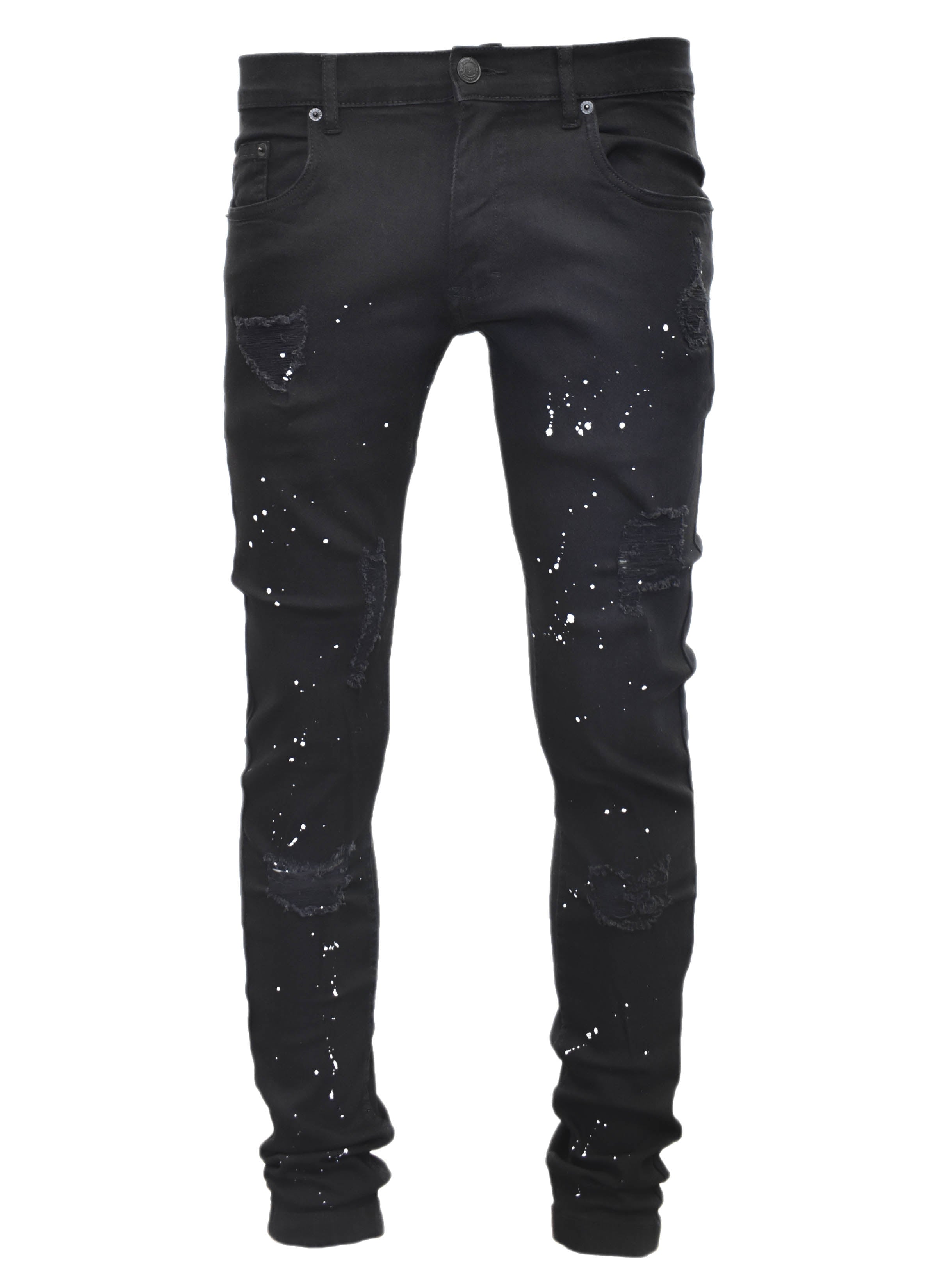 S81010 Ripped Paint Denim