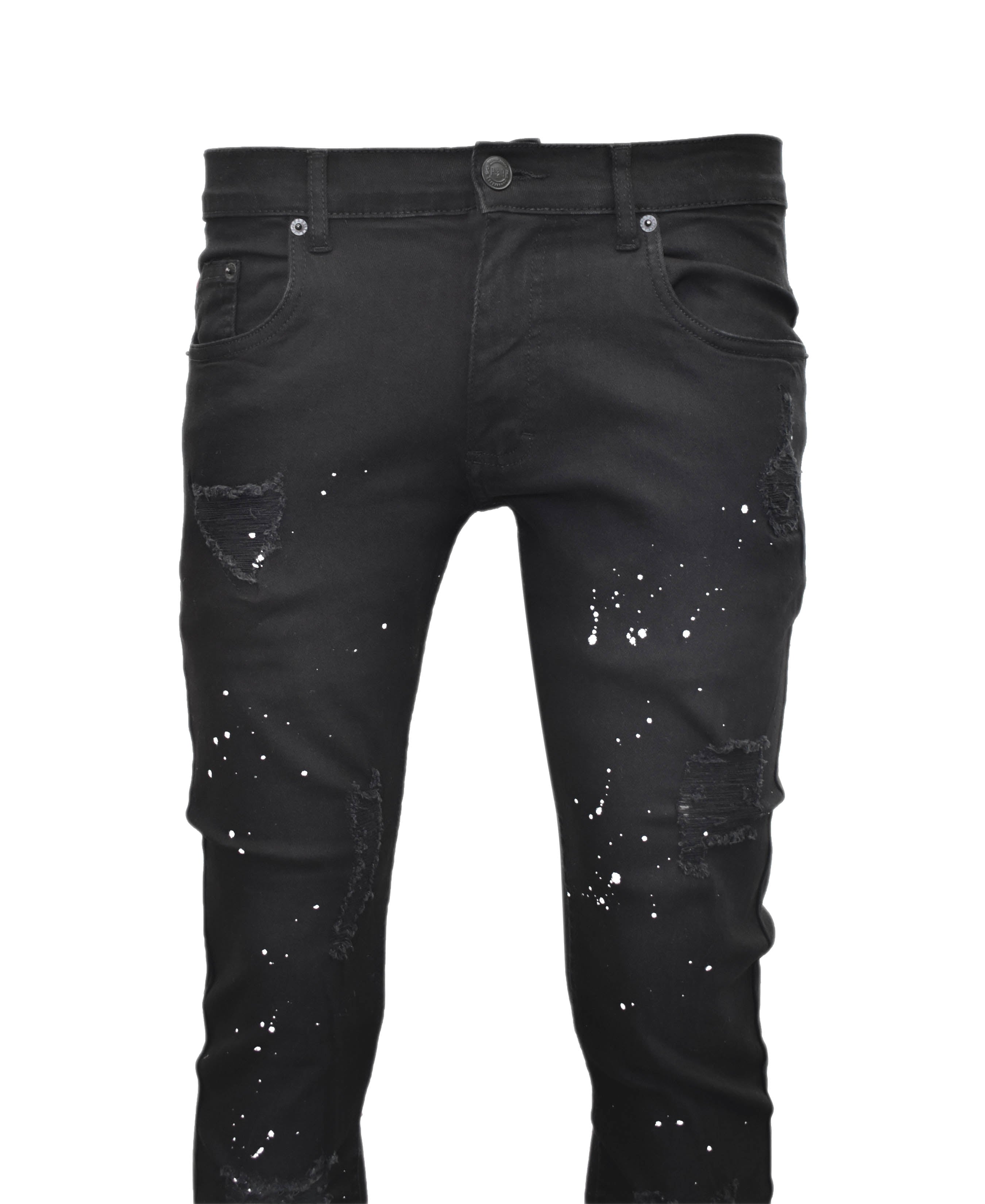 S81010 Ripped Paint Denim