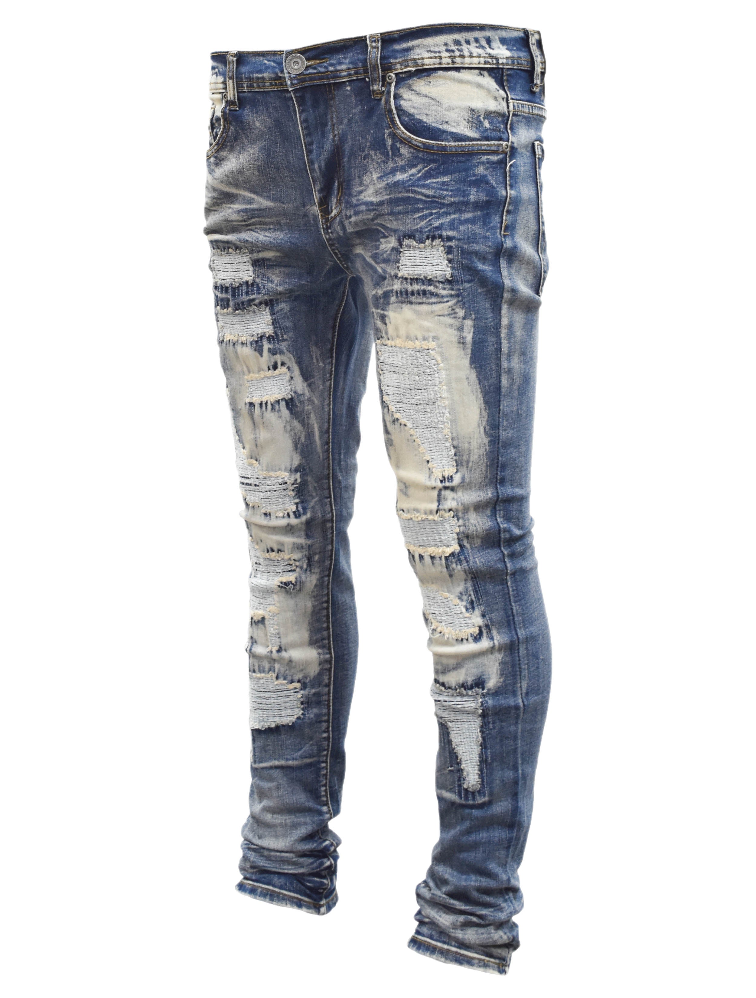 R654 Patch Denim